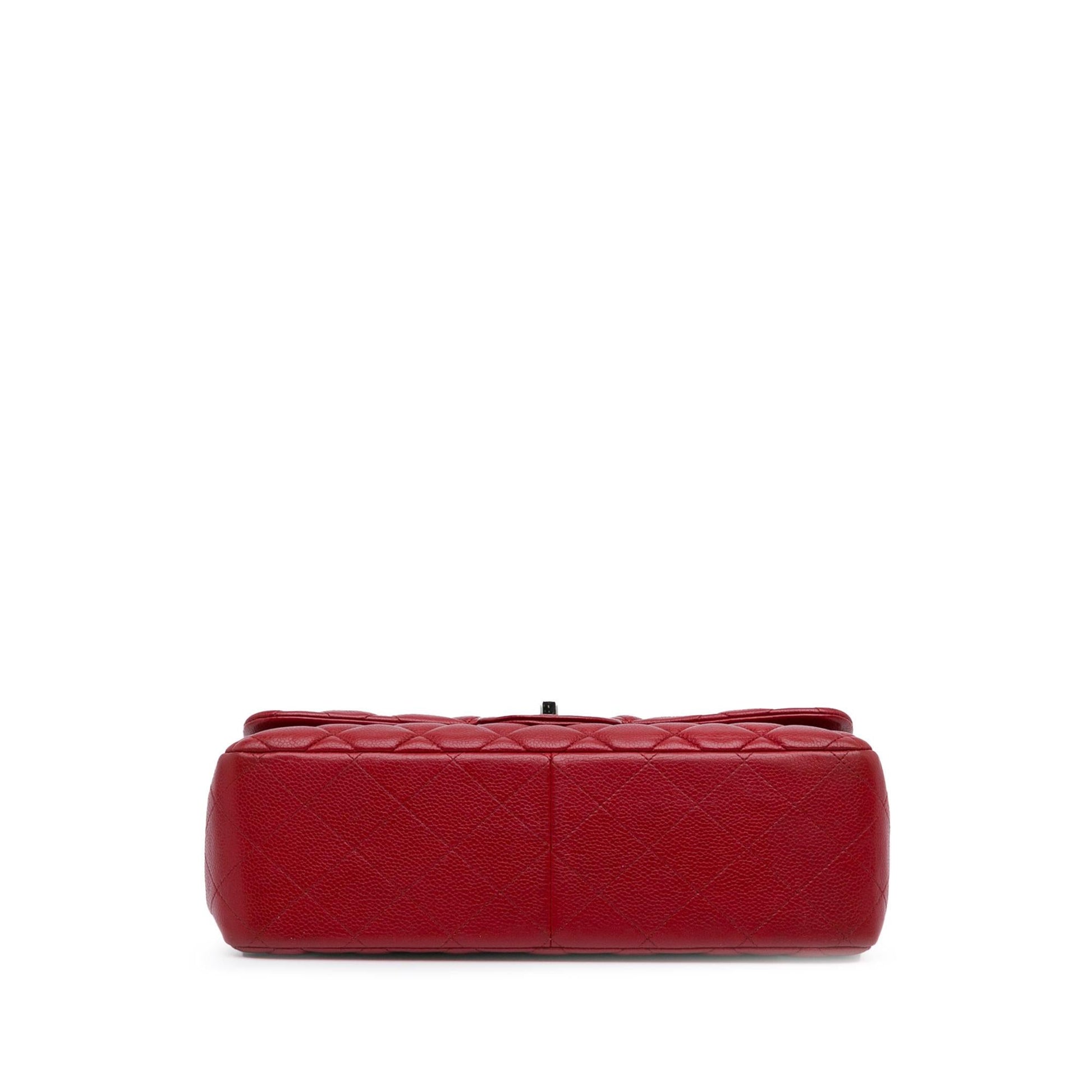 Chanel Jumbo Classic Caviar Double Flap (SHG-gVBzob)
