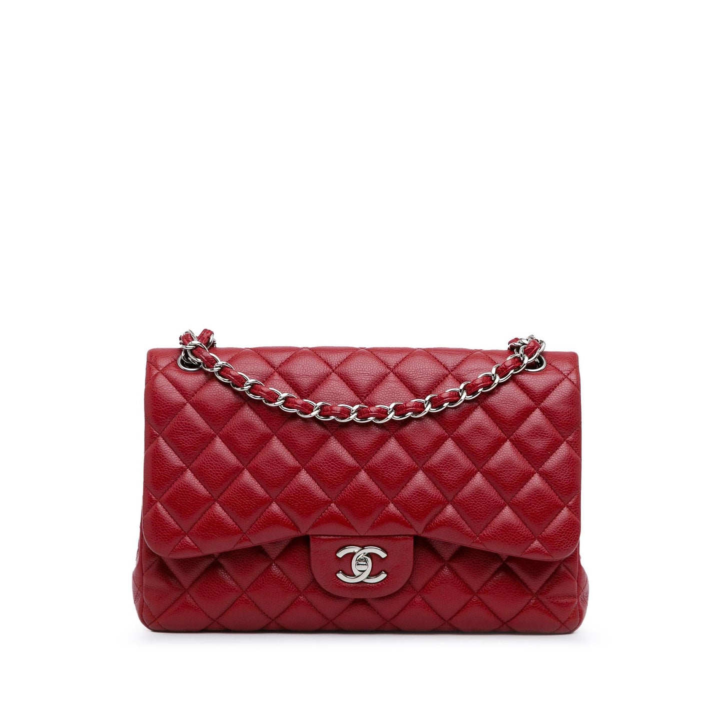 Chanel Jumbo Classic Caviar Double Flap SHG-gVBzob Handbag