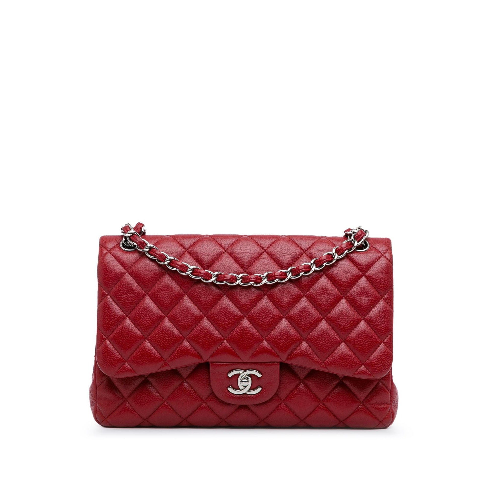 Chanel Jumbo Classic Caviar Double Flap SHG-gVBzob Handbag