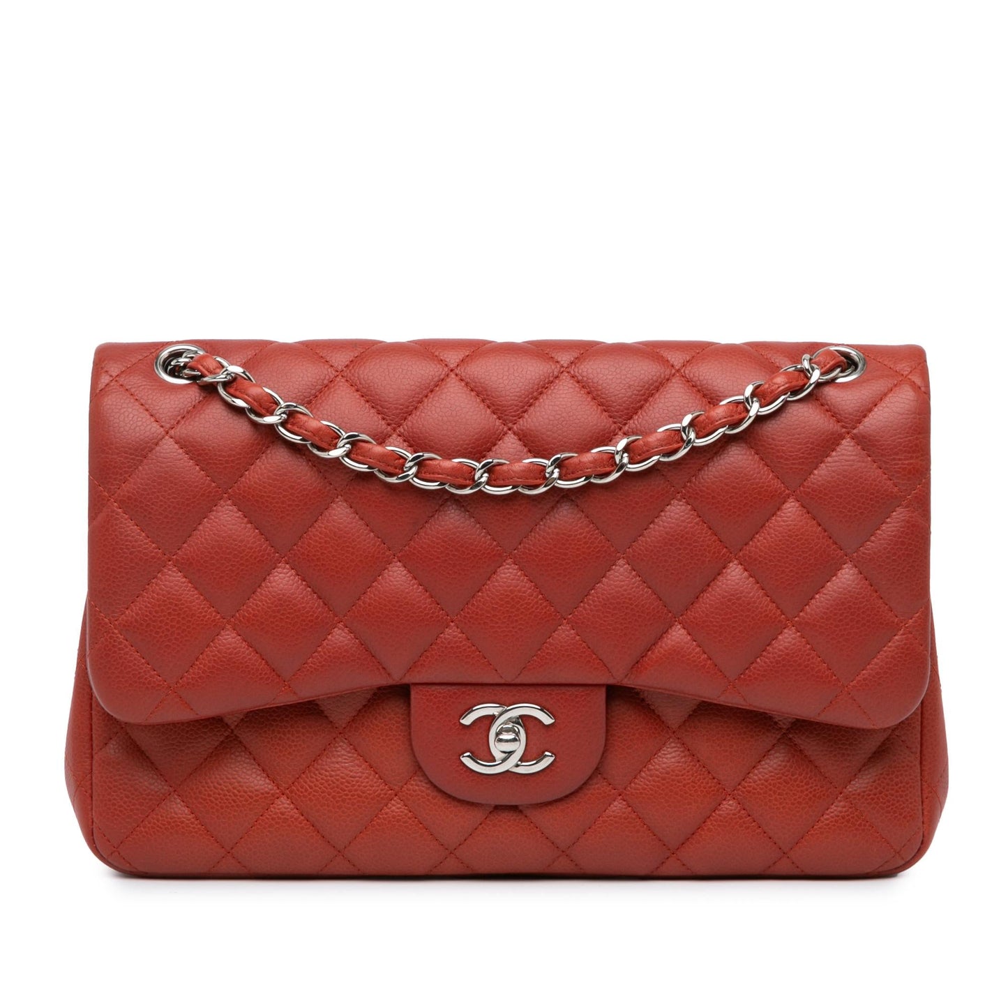 Chanel Jumbo Classic Caviar Double Flap Handbag