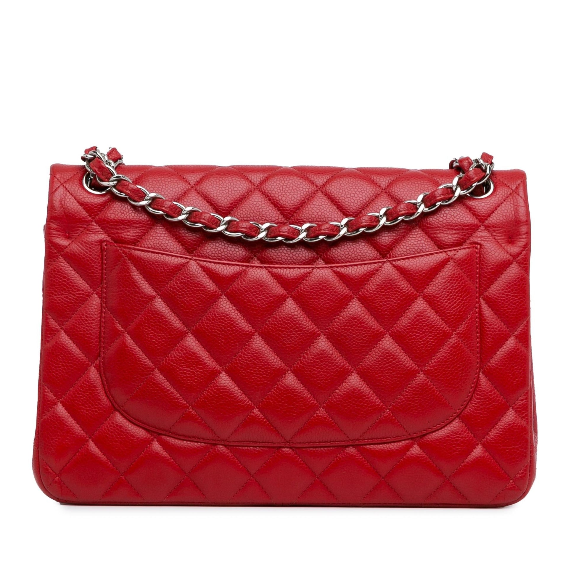 Chanel Jumbo Classic Caviar Double Flap SHG-DAHxqp Handbag