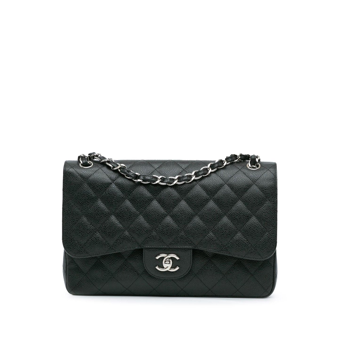 Chanel Jumbo Classic Caviar Double Flap SHG-5svgjl Handbag
