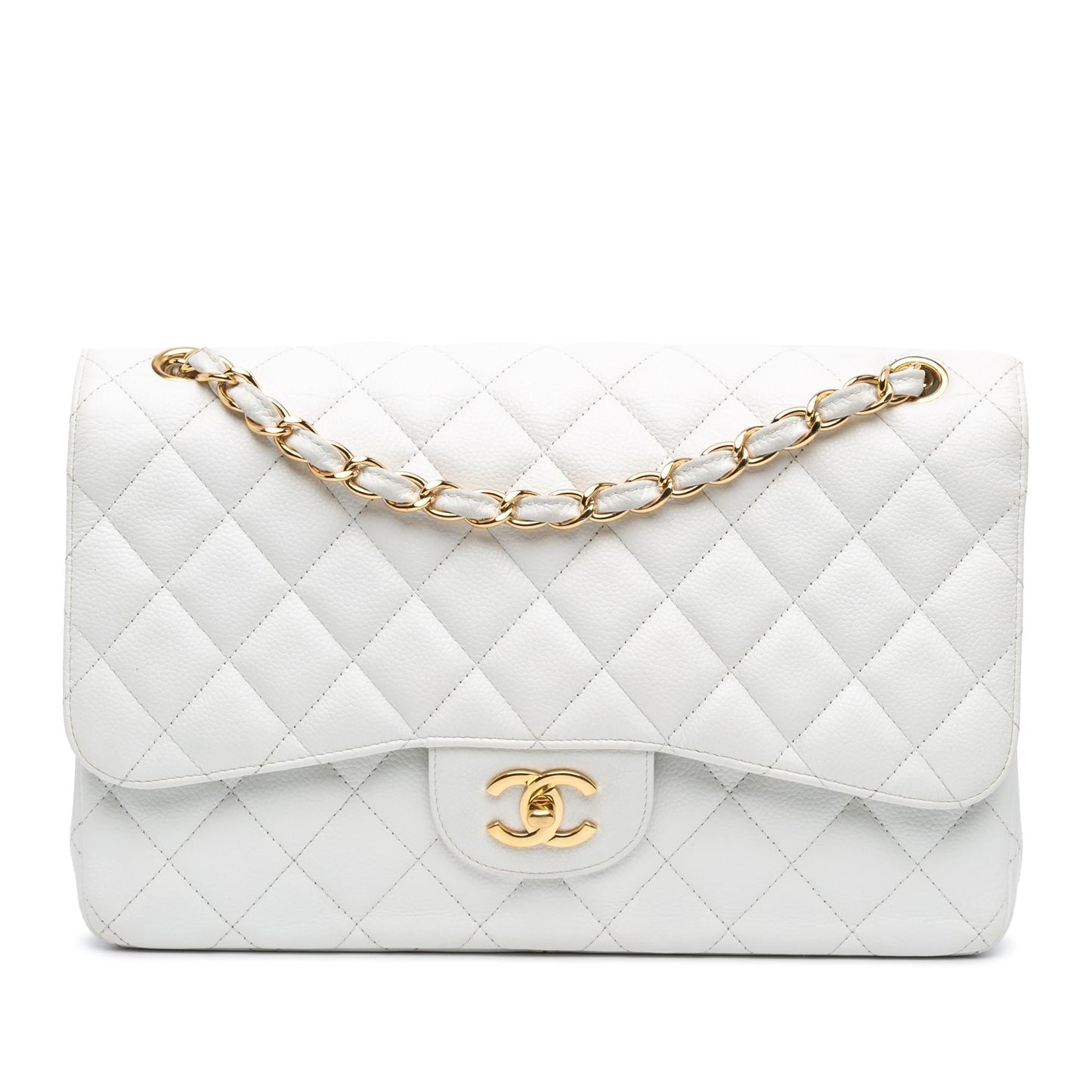 Chanel Jumbo Classic Caviar Double Flap SHG-kMlTWy Handbag