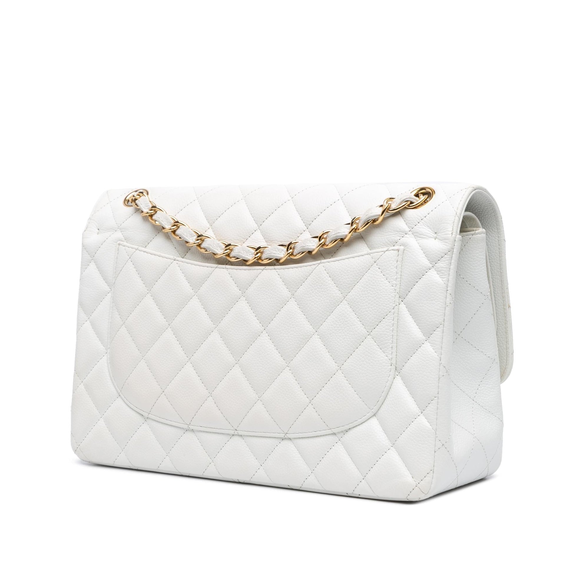 Chanel Jumbo Classic Caviar Double Flap SHG-kMlTWy Handbag