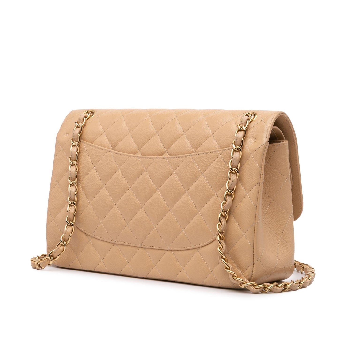 Chanel Jumbo Classic Caviar Double Flap Handbag Flap 1