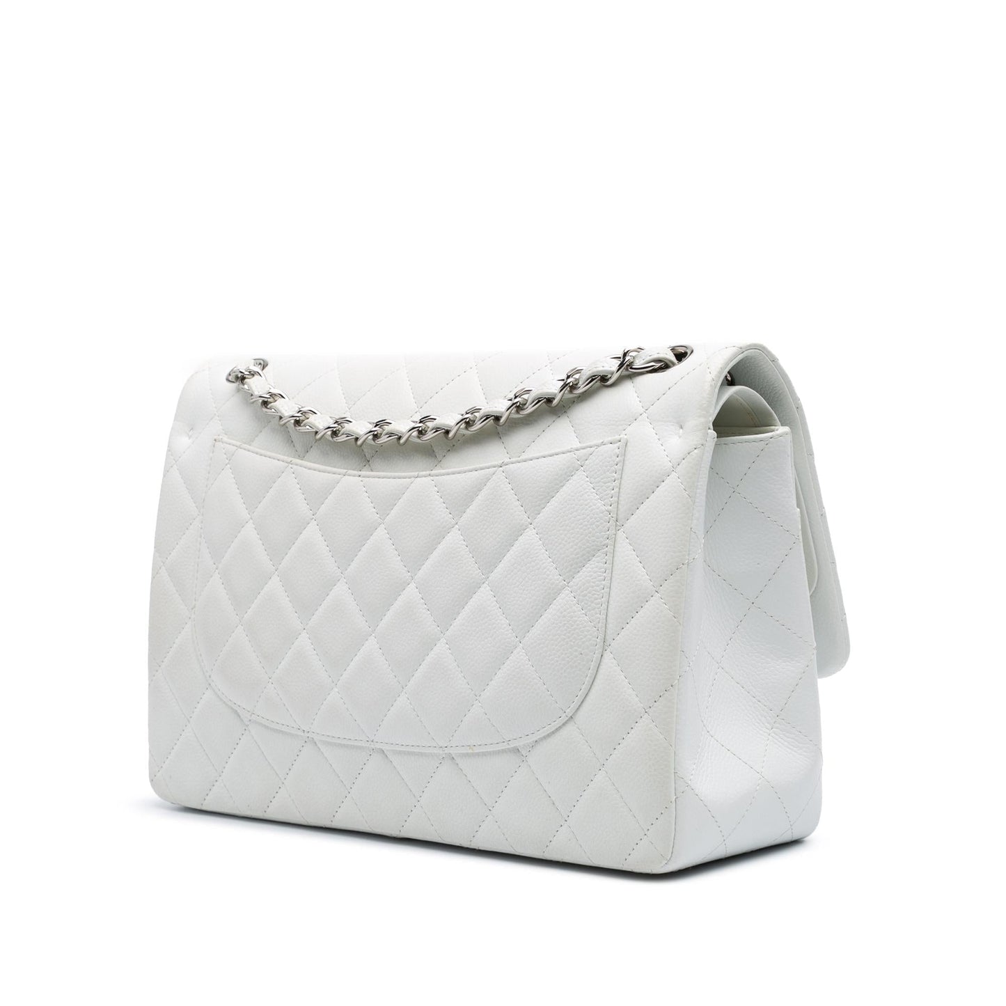 Chanel Jumbo Classic Caviar Double Flap Handbag Flap 15