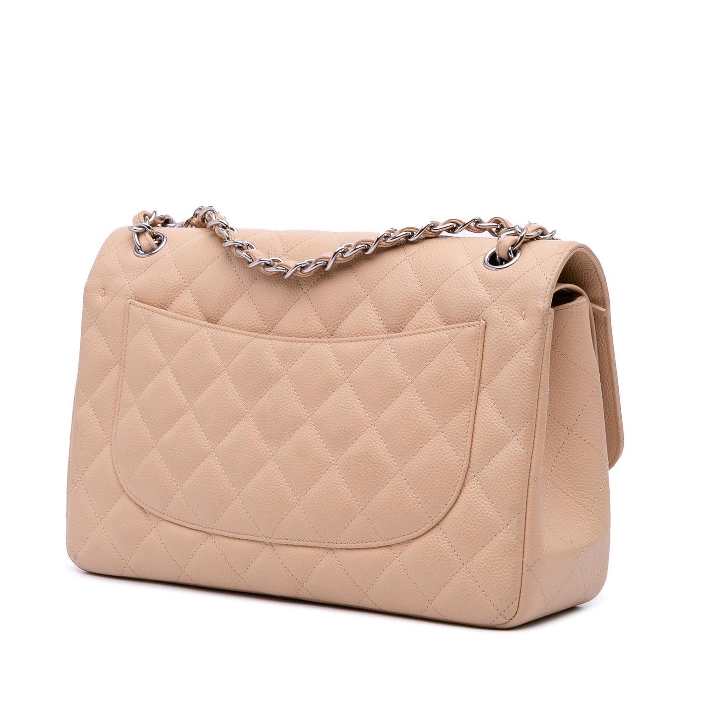 Chanel Jumbo Classic Caviar Double Flap Handbag Flap 21