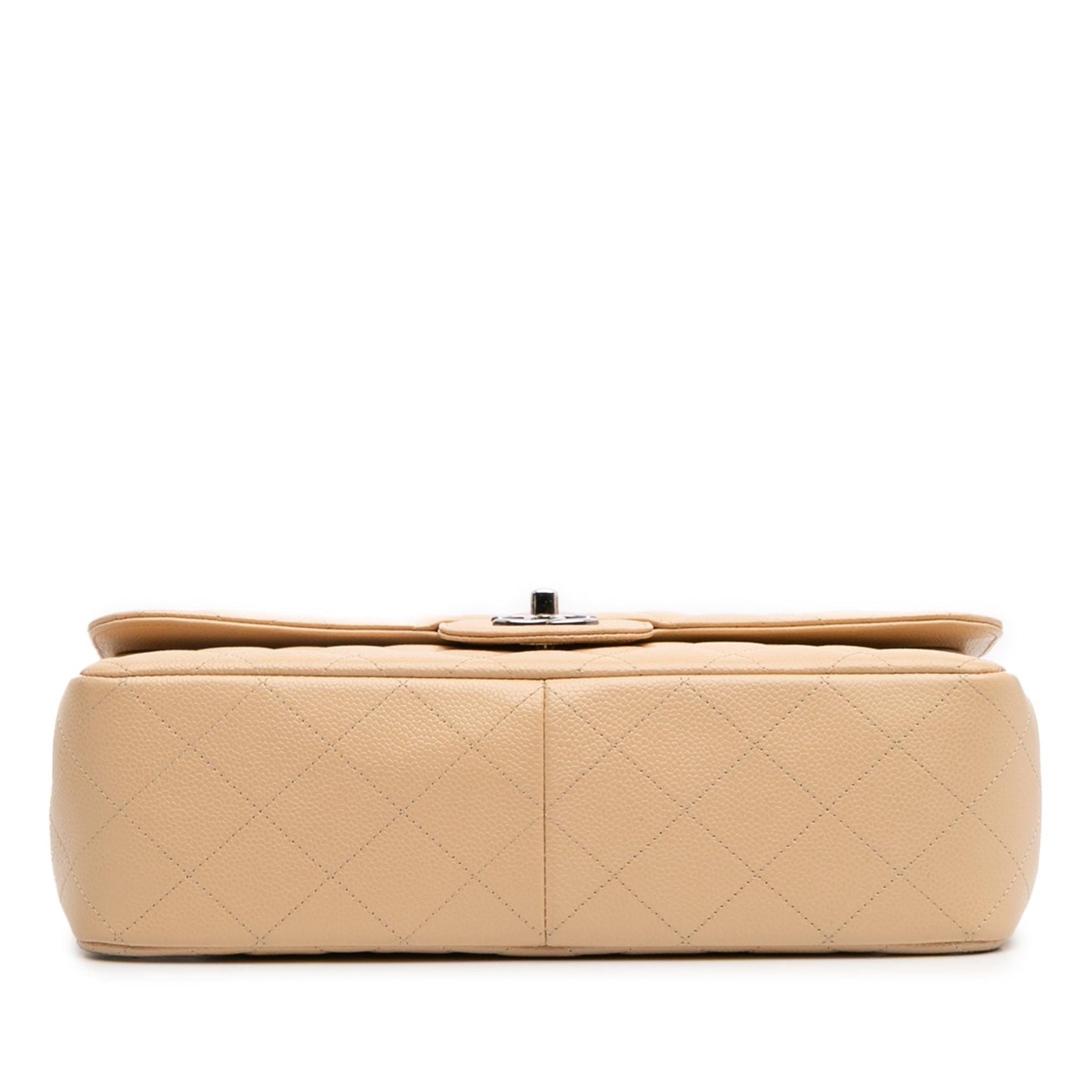 Chanel Jumbo Classic Caviar Double Flap Handbag Flap 27