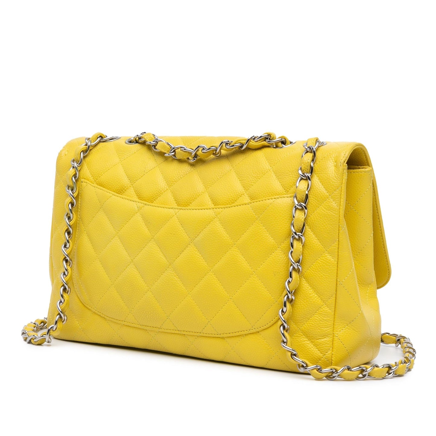 Chanel Jumbo Classic Caviar Single Flap Handbag Flap 1