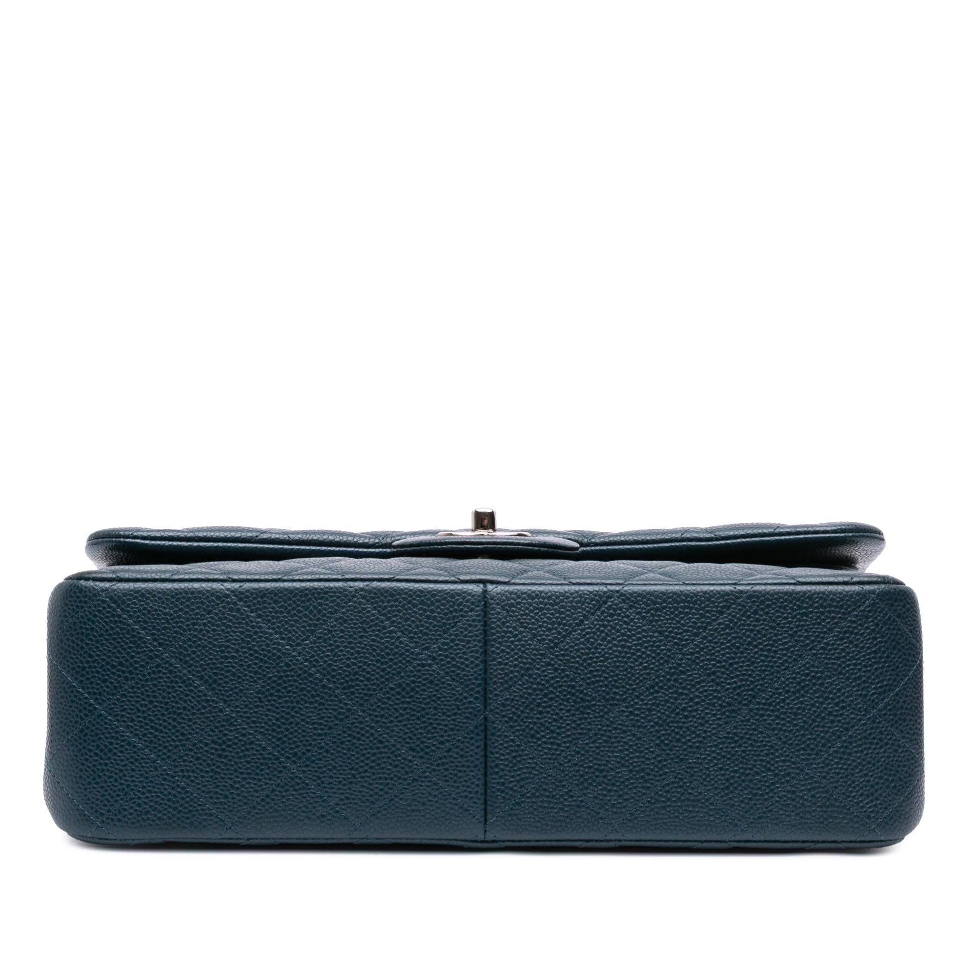 Chanel Jumbo Classic Iridescent Caviar Double Flap Handbag