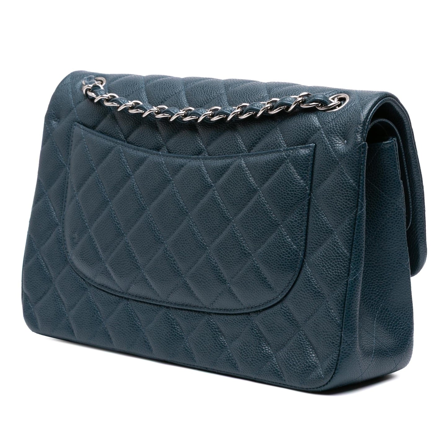 Chanel Jumbo Classic Iridescent Caviar Double Flap Handbag