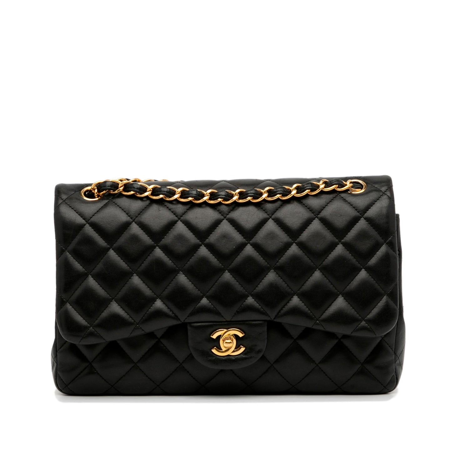 Chanel Jumbo Classic Lambskin Double Flap SHG-ztAqmL Handbag