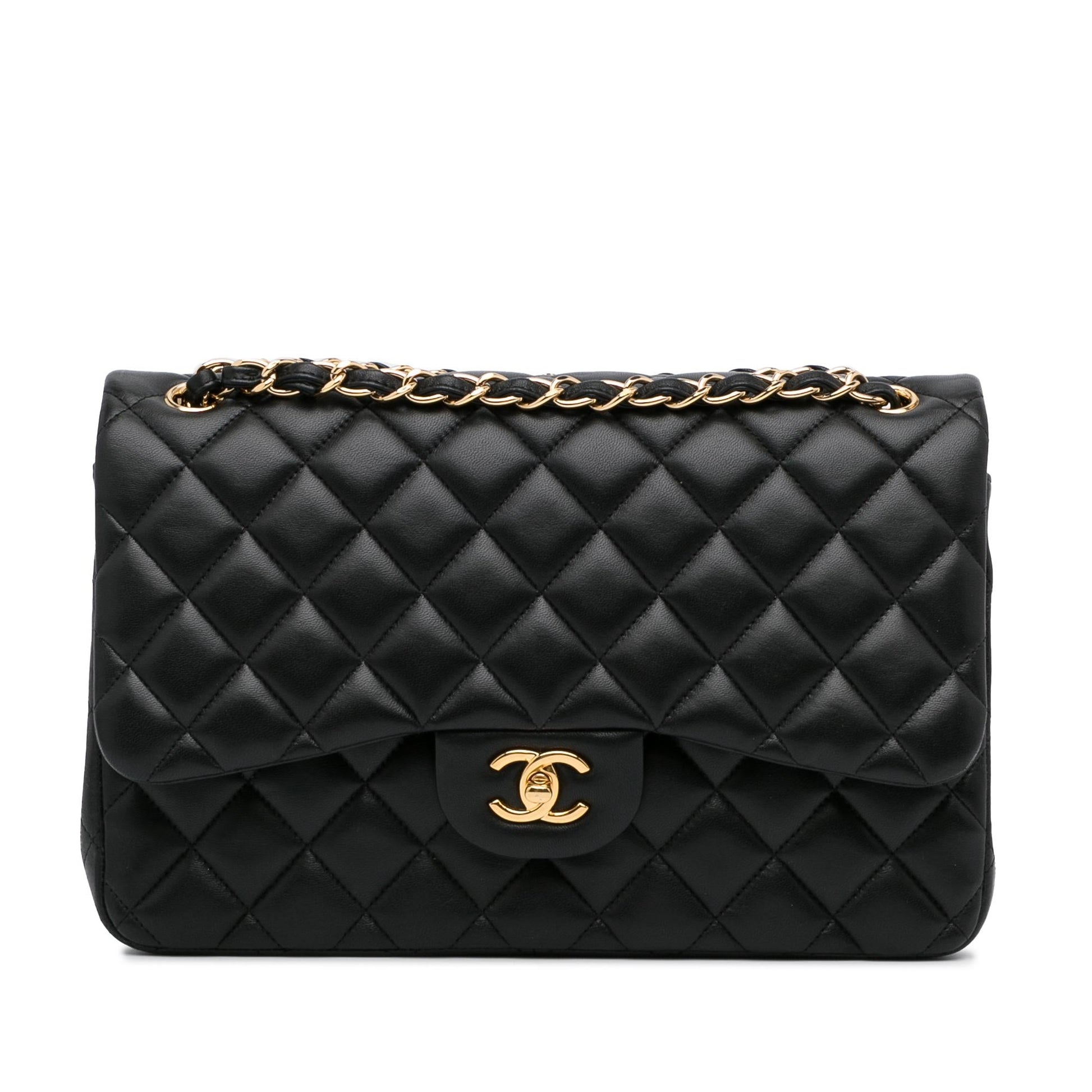 Chanel Jumbo Classic Lambskin Double Flap SHG-Bvc5Ul Handbag