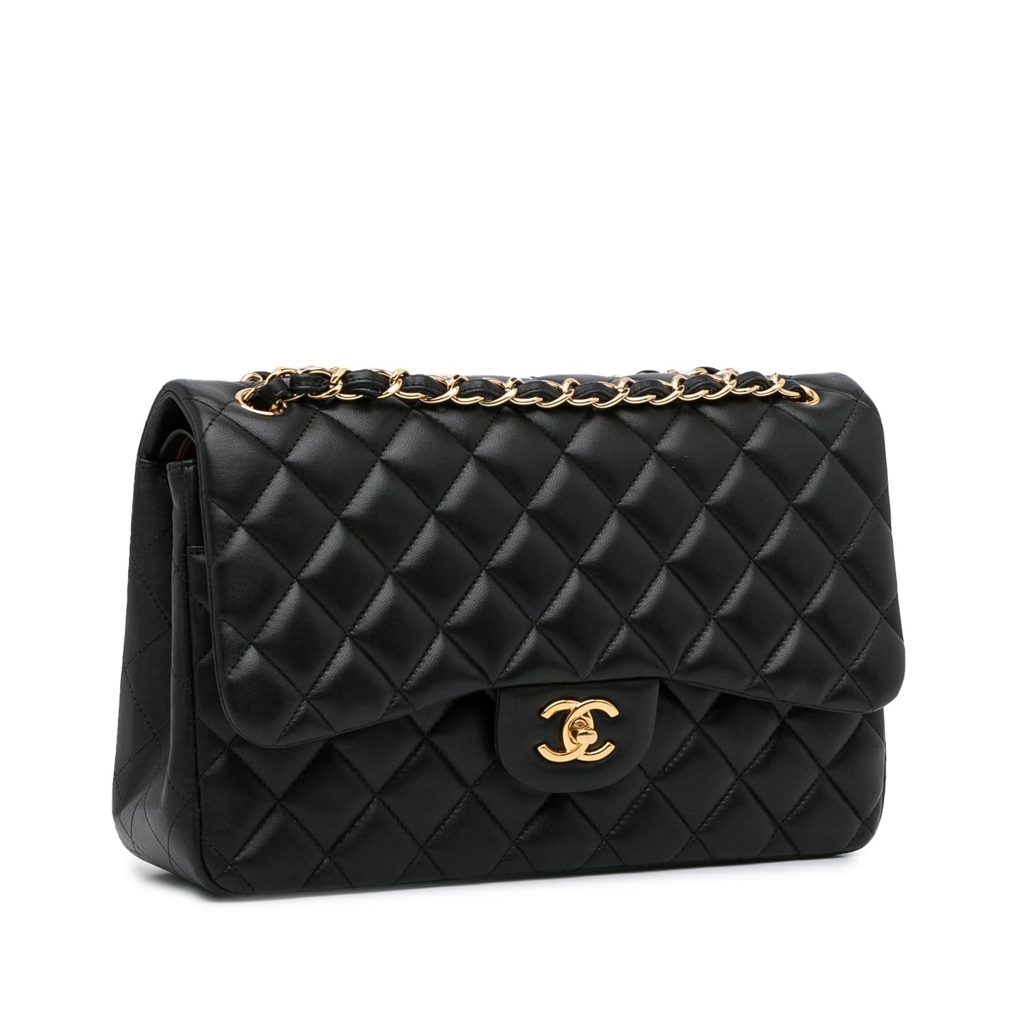 Chanel Jumbo Classic Lambskin Double Flap SHG-Bvc5Ul Handbag