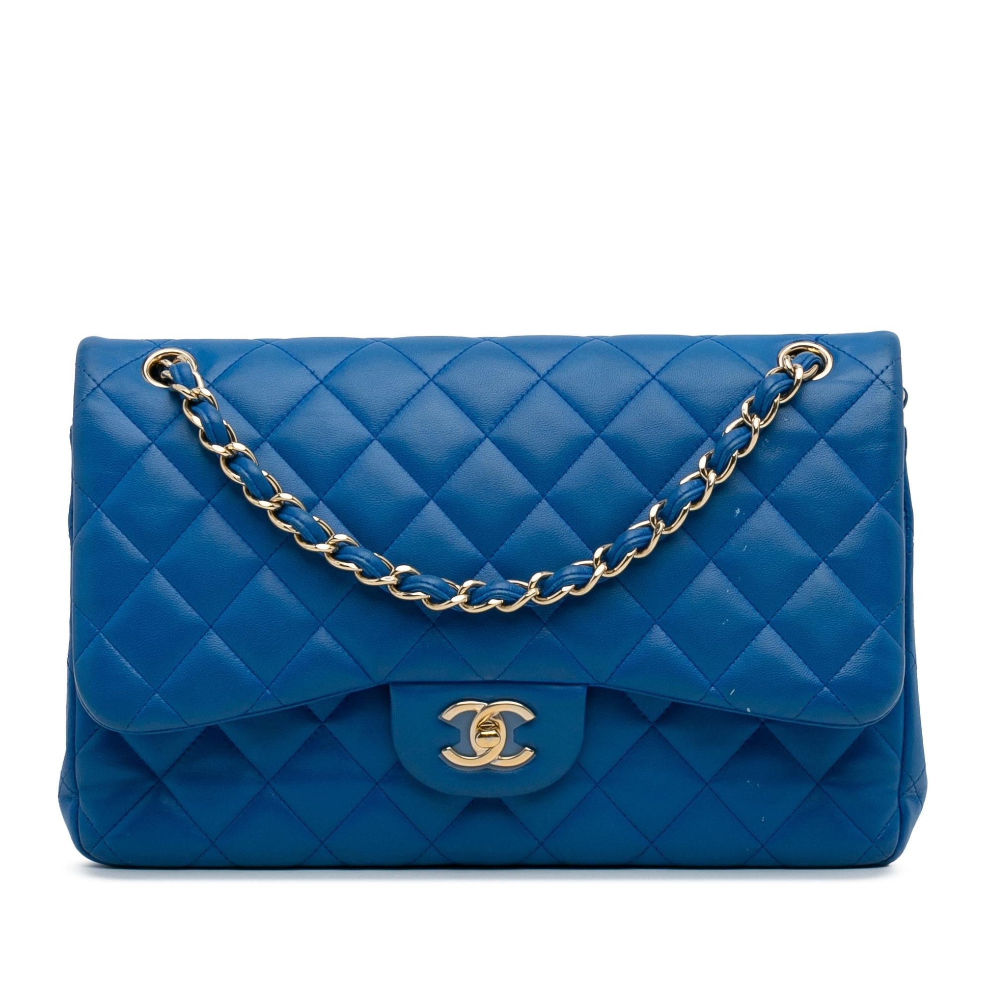 Chanel Jumbo Classic Lambskin Double Flap SHG-wlc4yE Handbag