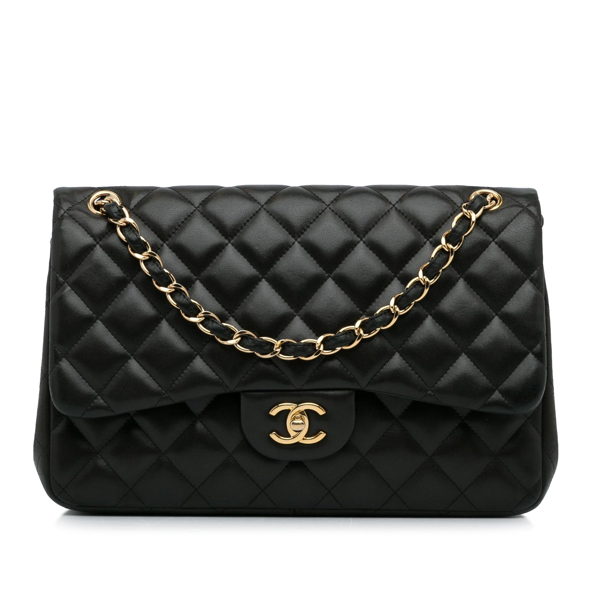 Chanel Jumbo Classic Lambskin Double Flap SHG-36CLxd Handbag