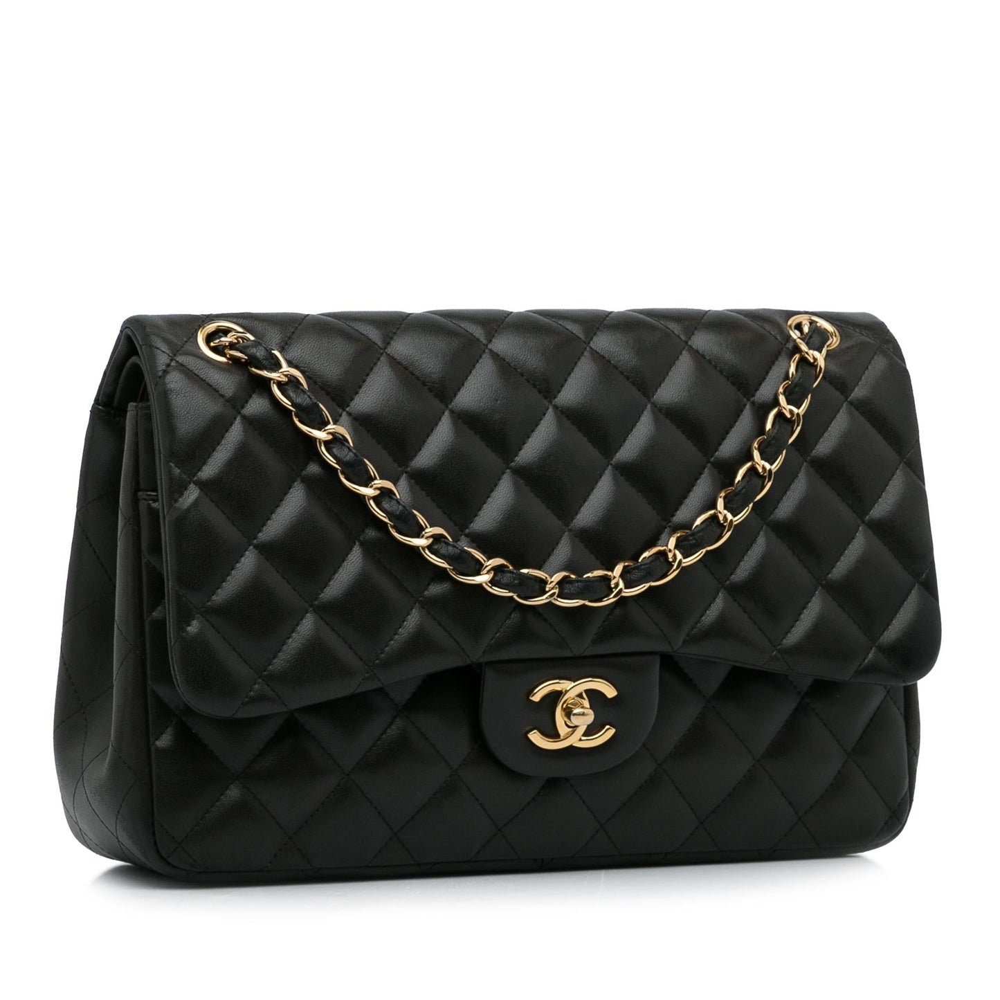 Chanel Jumbo Classic Lambskin Double Flap SHG-36CLxd Handbag