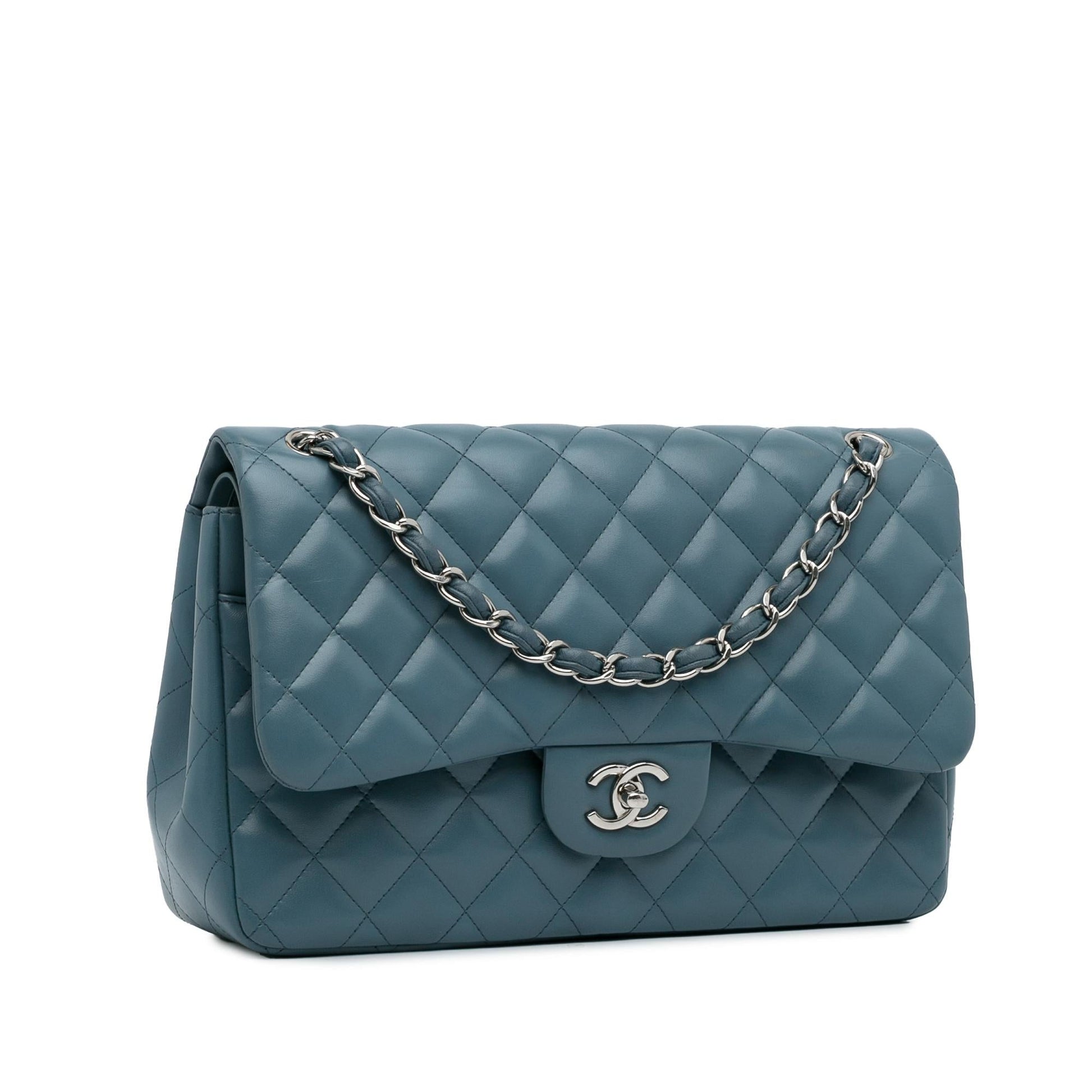 Chanel Jumbo Classic Lambskin Double Flap SHG-7S4PHb Handbag