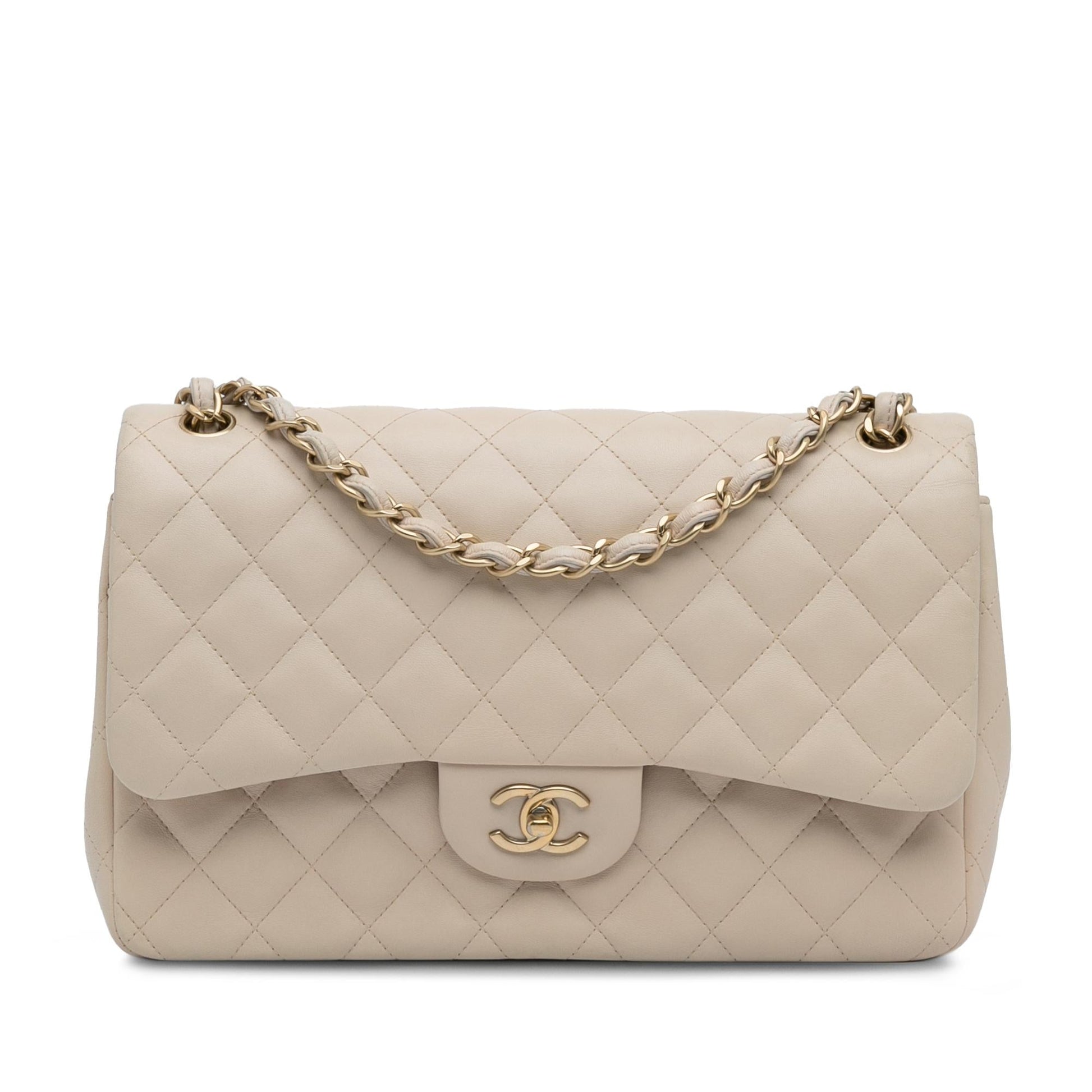 Chanel Jumbo Classic Lambskin Double Flap SHG-71EeWJ Handbag