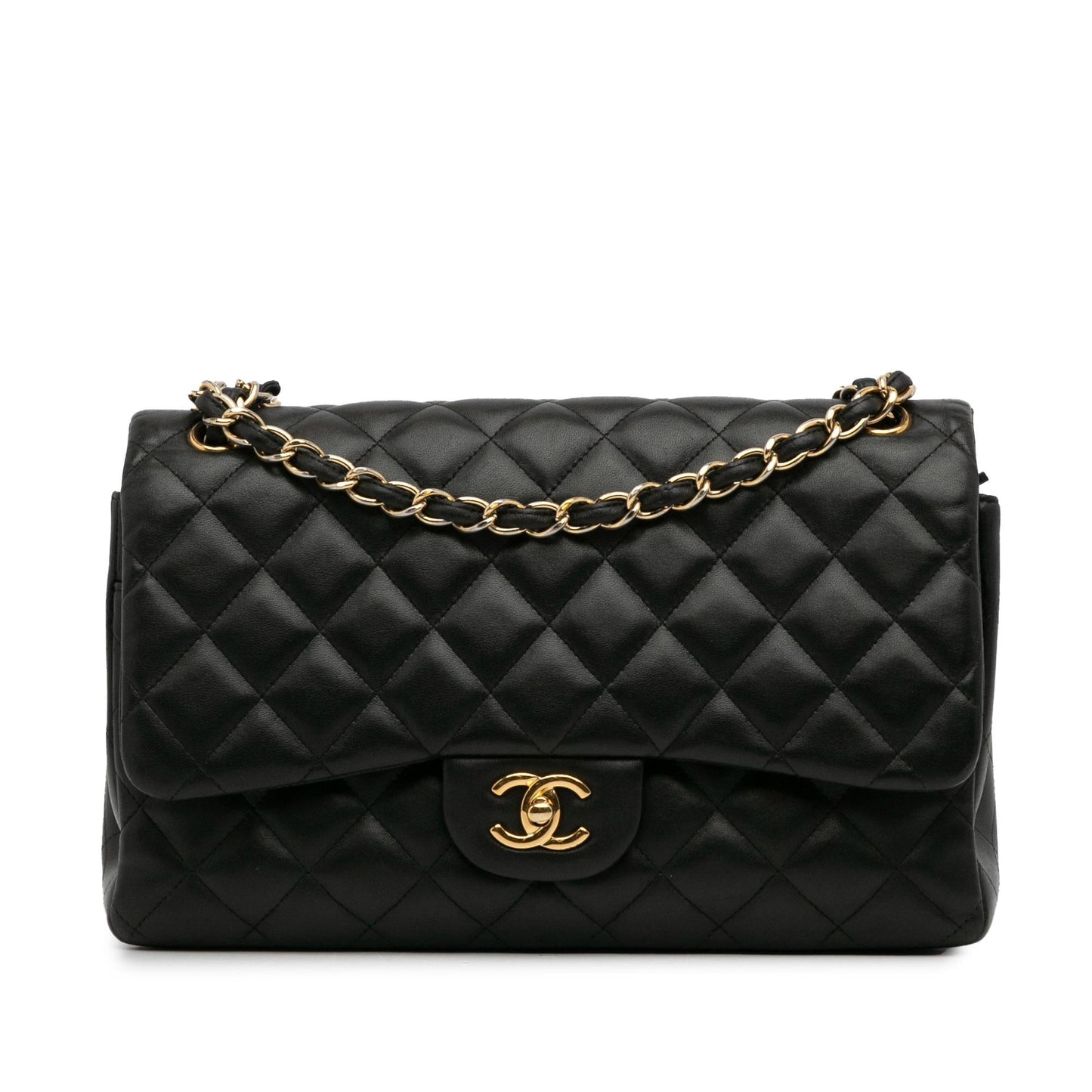 Chanel Jumbo Classic Lambskin Double Flap (Shg-Fybqvd) Bag