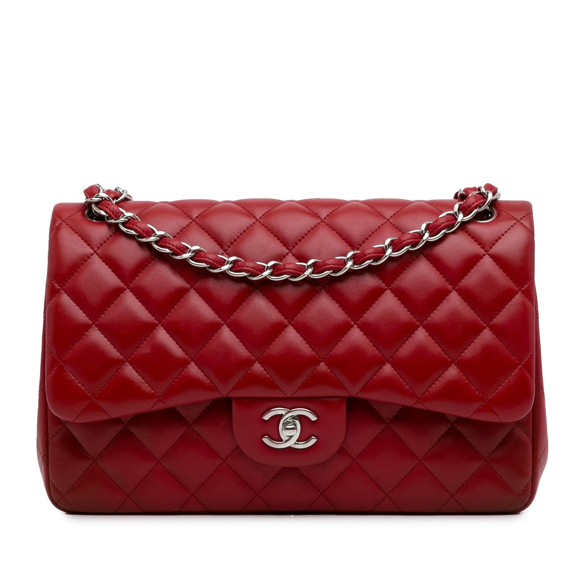 Chanel Jumbo Classic Lambskin Double Flap SHG-ksAdvm Handbag