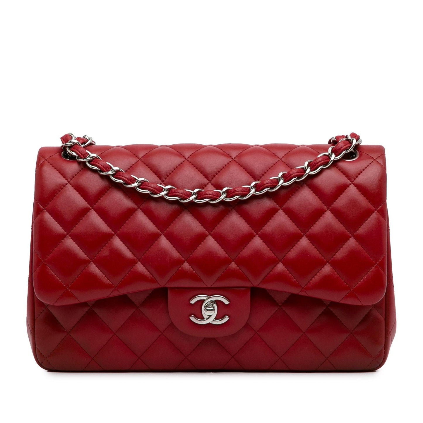 Chanel Jumbo Classic Lambskin Double Flap (Shg-Ksadvm) Bag