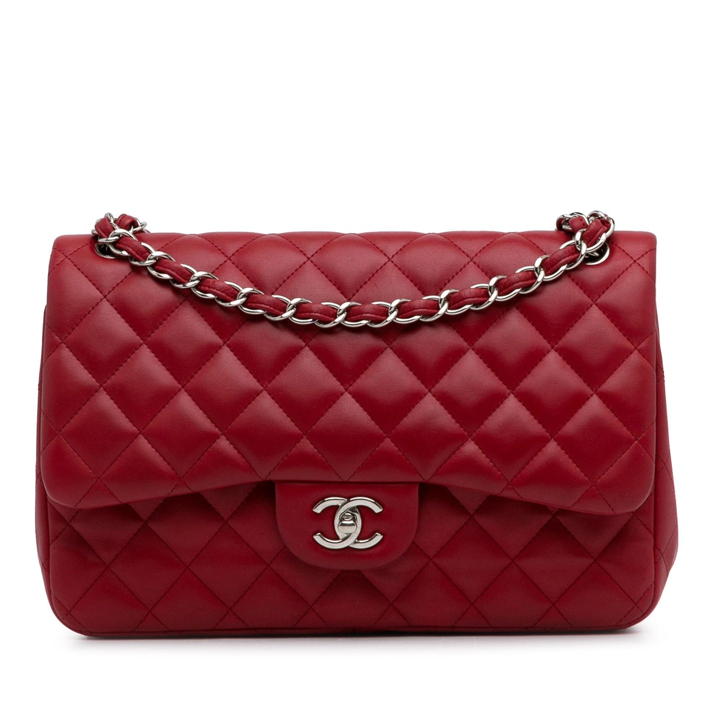 Chanel Jumbo Classic Lambskin Double Flap SHG-EMzWHY Handbag