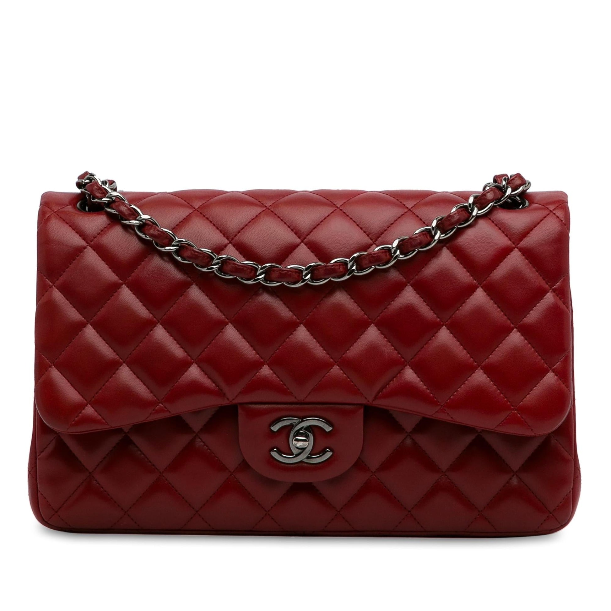 Chanel Jumbo Classic Lambskin Double Flap SHG-vya5tL Handbag