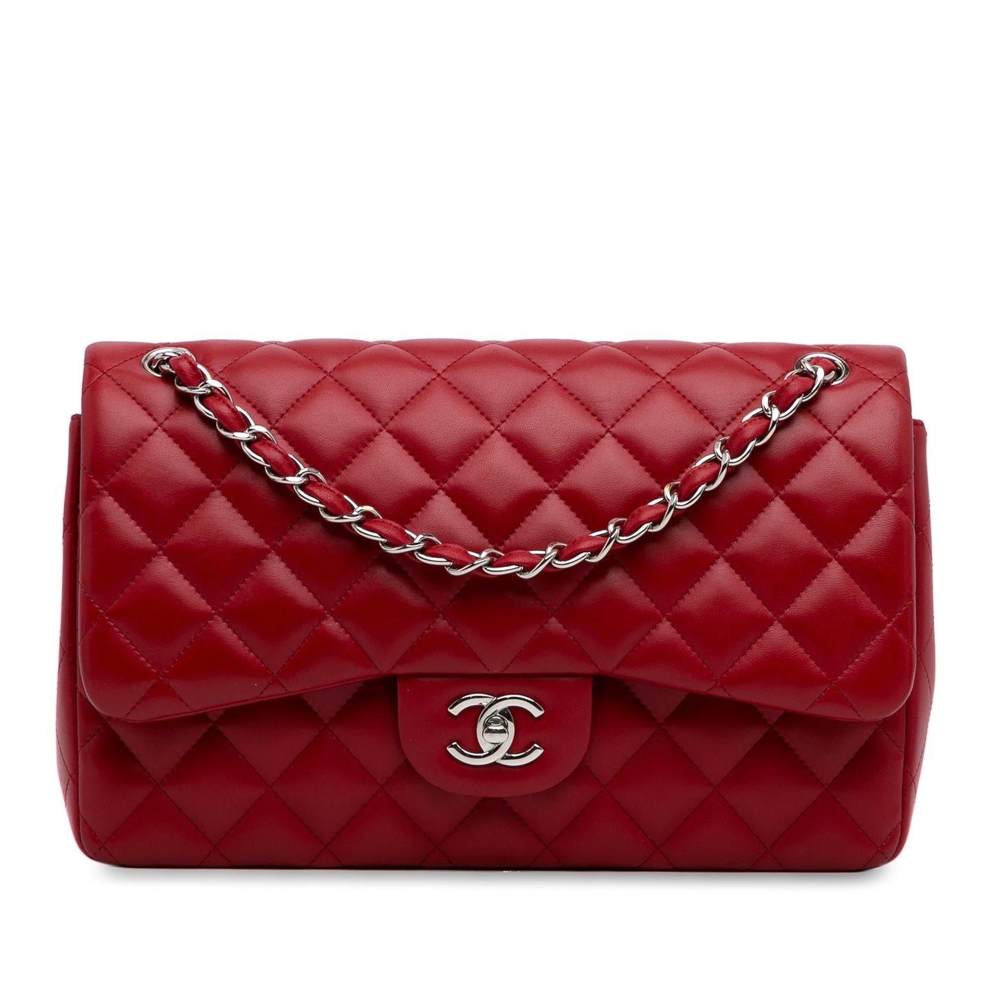 Chanel Jumbo Classic Lambskin Double Flap SHG-47eMtg Handbag