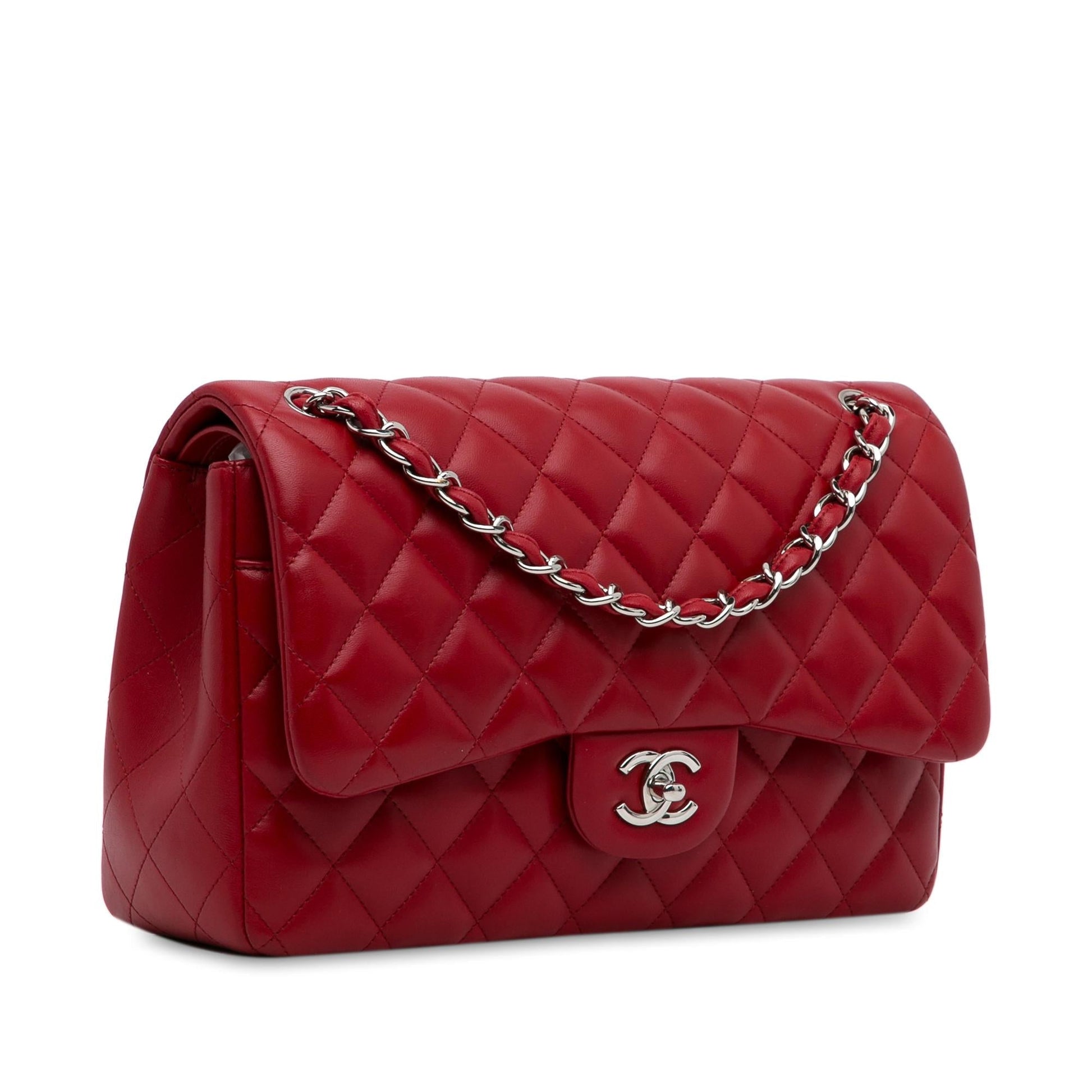 Chanel Jumbo Classic Lambskin Double Flap SHG-47eMtg Handbag