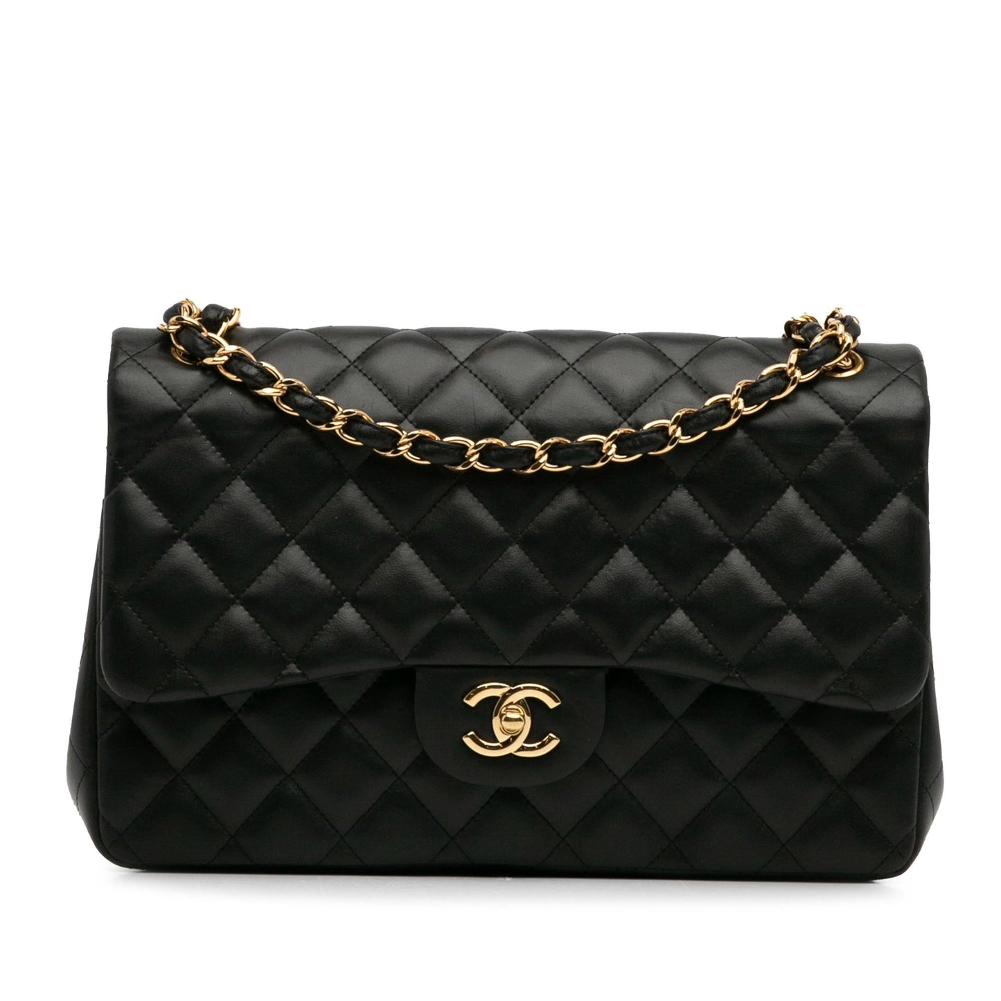 Chanel Jumbo Classic Lambskin Double Flap (Shg-Ixfejr) Bag
