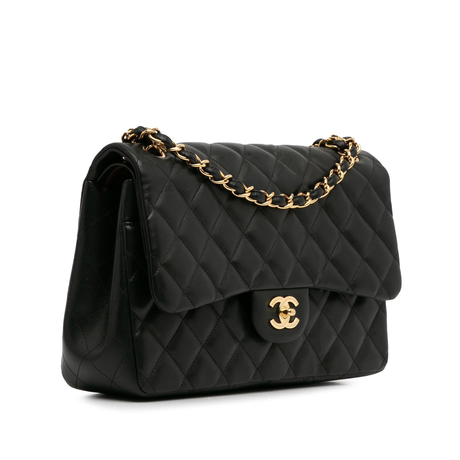 Chanel Jumbo Classic Lambskin Double Flap SHG-IxfEjr Handbag