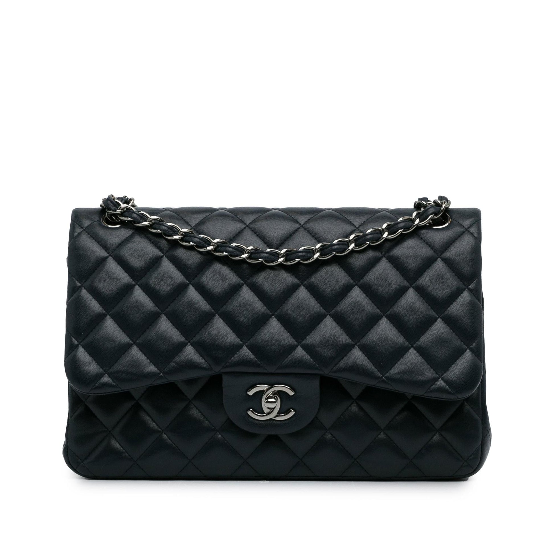 Chanel Jumbo Classic Lambskin Double Flap SHG-BuJDKE Handbag