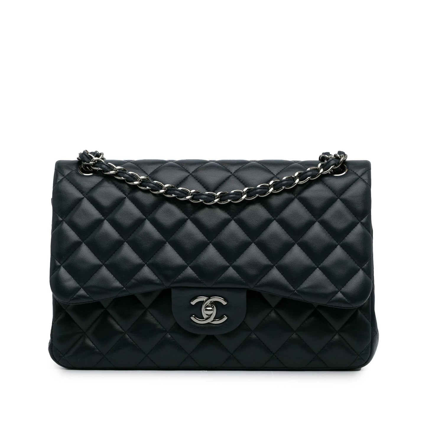 Chanel Jumbo Classic Lambskin Double Flap (Shg-Bujdke) Bag