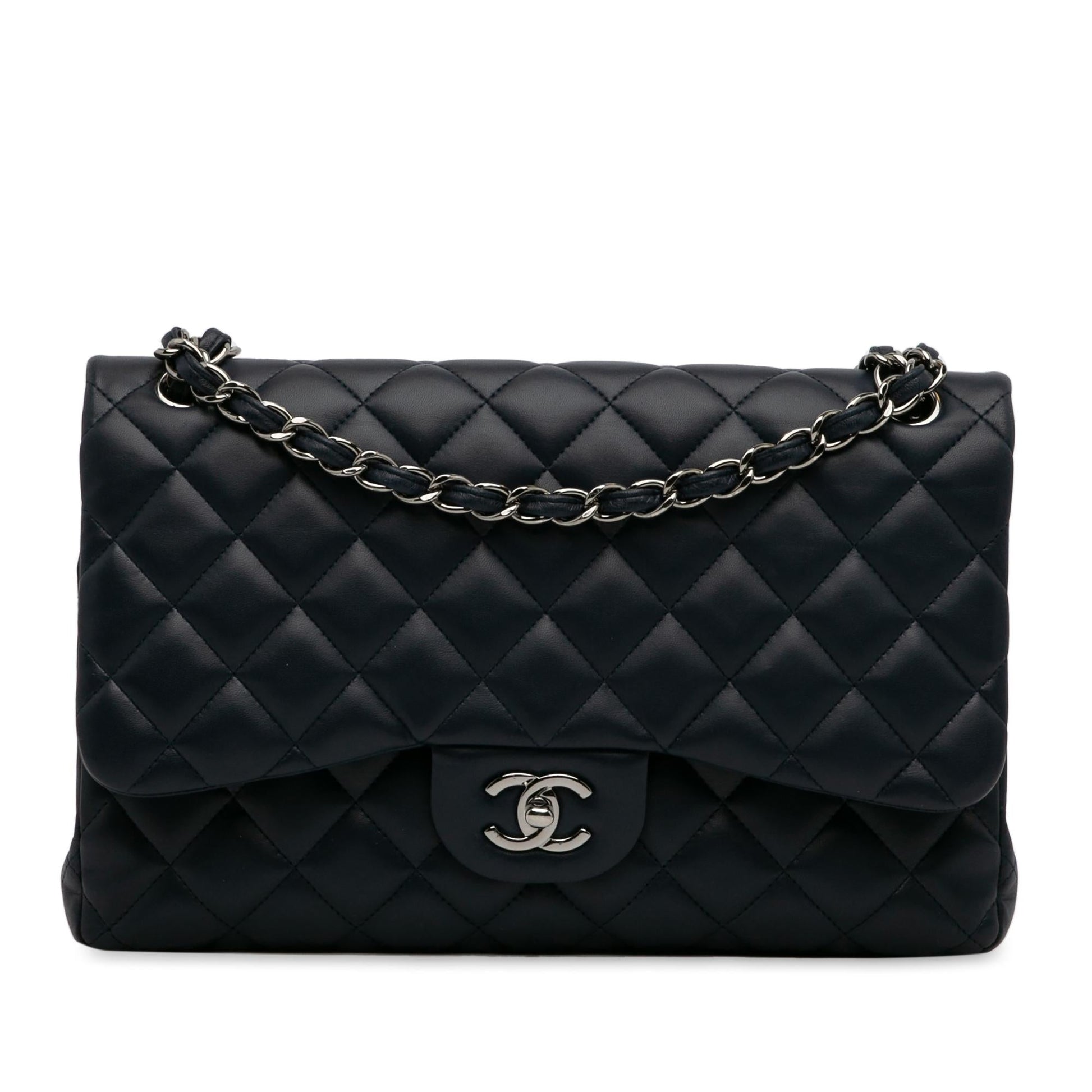 Chanel Jumbo Classic Lambskin Double Flap SHG-6ybnBt Handbag