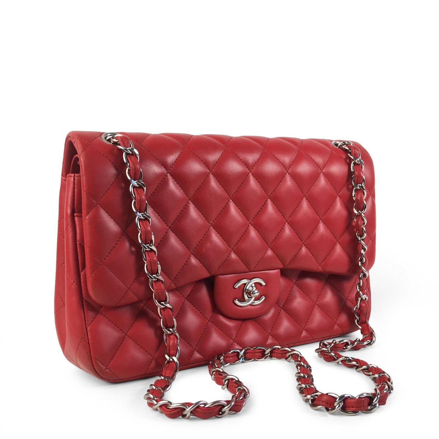Chanel Jumbo Classic Lambskin Double Flap (Shg-430Uaz) Bag