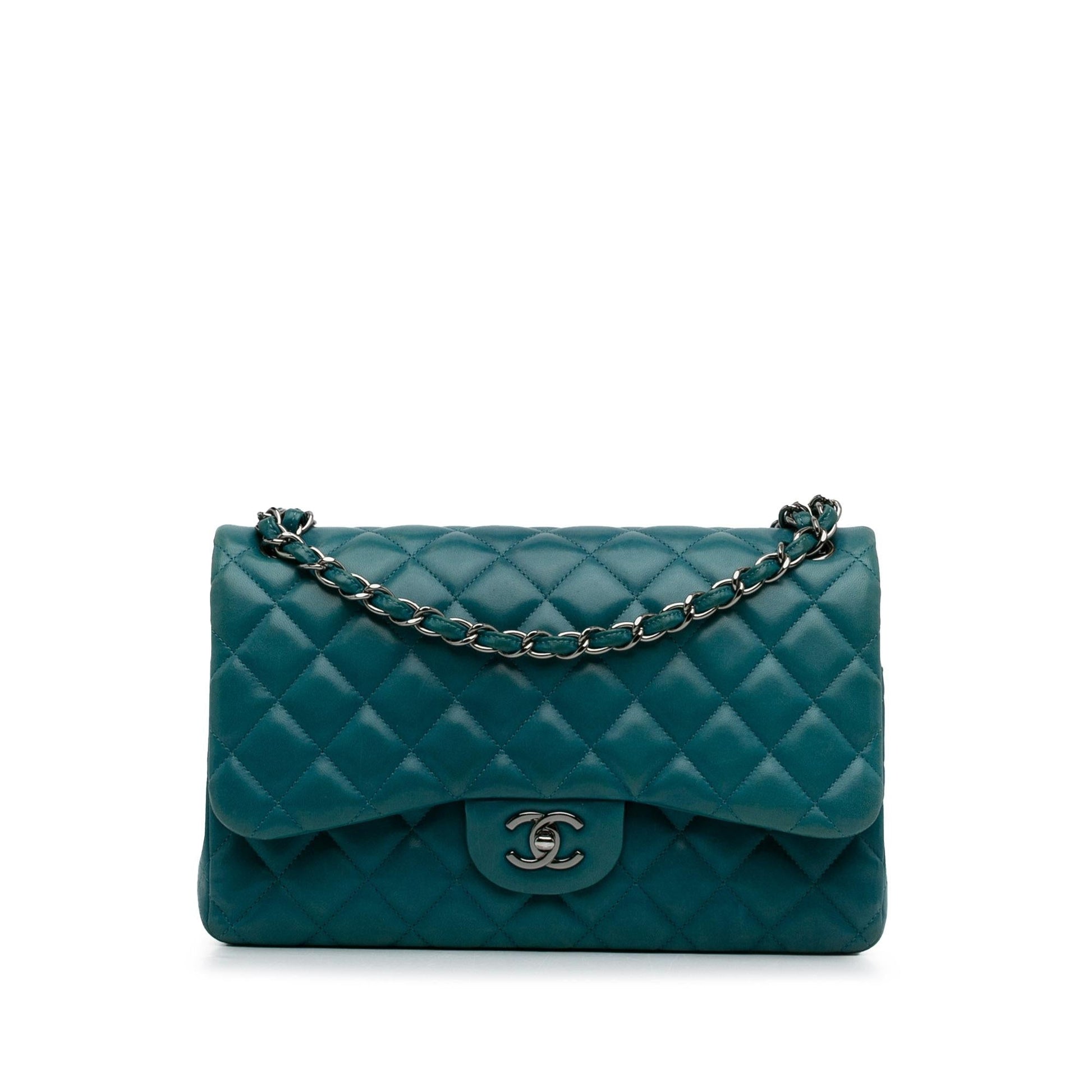 Chanel Jumbo Classic Lambskin Double Flap SHG-UbnuTf Handbag