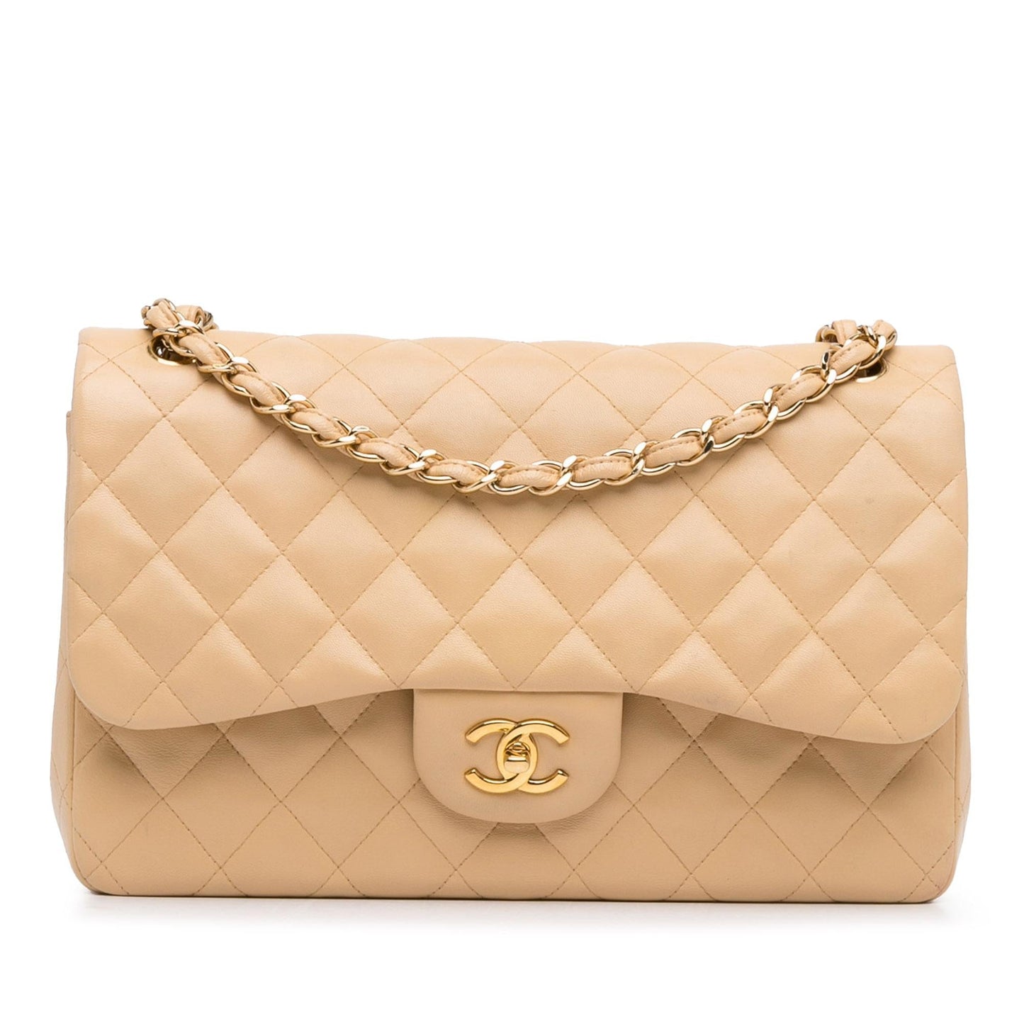 Chanel Jumbo Classic Lambskin Double Flap SHG-NG9ZlD Handbag