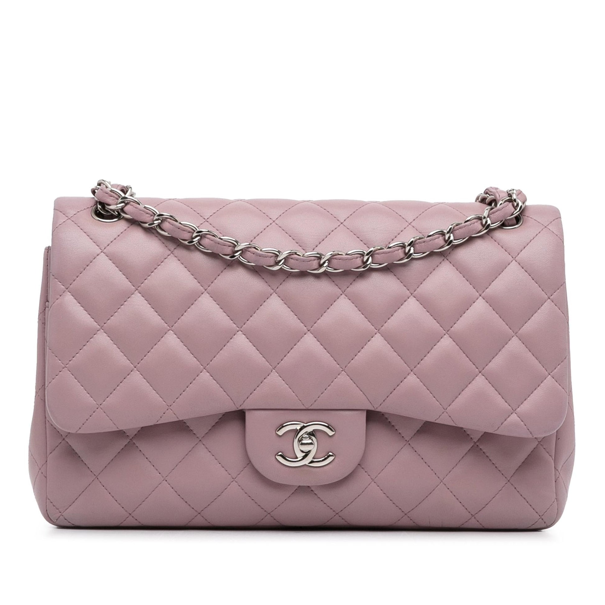 Chanel Jumbo Classic Lambskin Double Flap (Shg-Ykf1S1) Bag