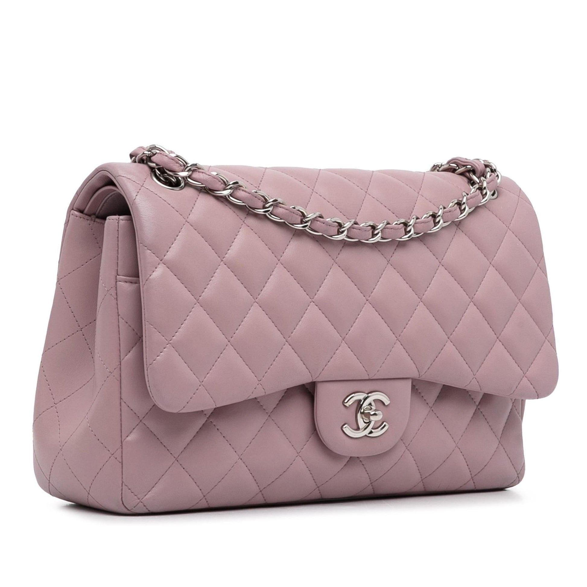Chanel Jumbo Classic Lambskin Double Flap (Shg-Ykf1S1) Bag