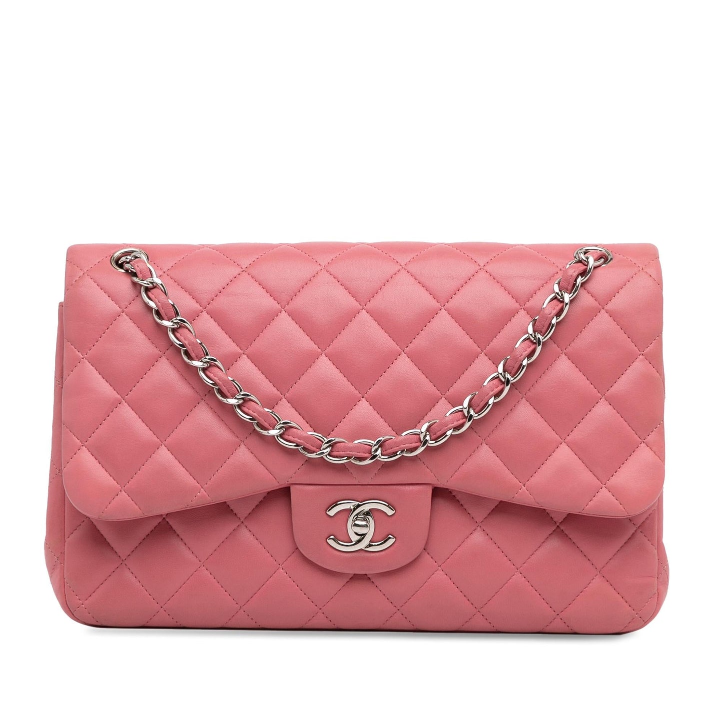 Chanel Jumbo Classic Lambskin Double Flap (Shg-5So0Ex) Bag