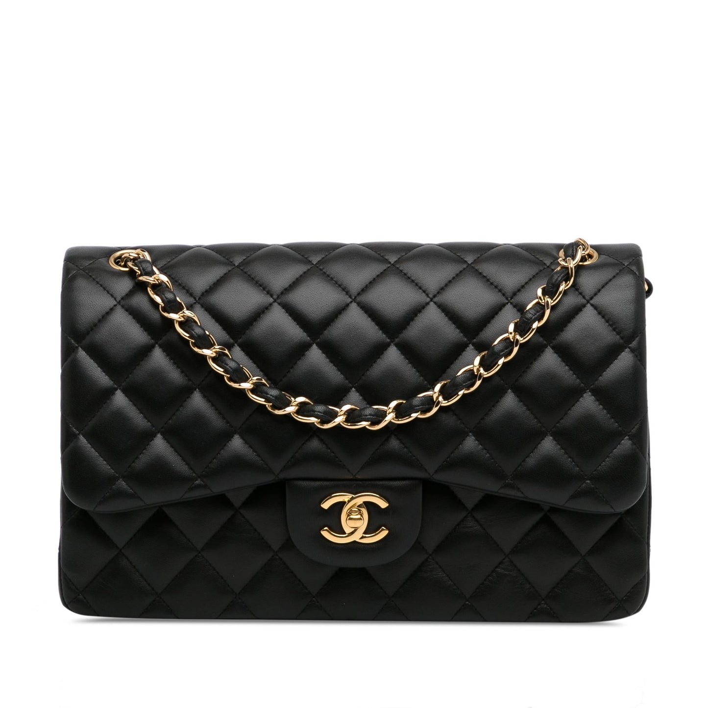 Chanel Jumbo Classic Lambskin Double Flap SHG-9p8KiG Handbag