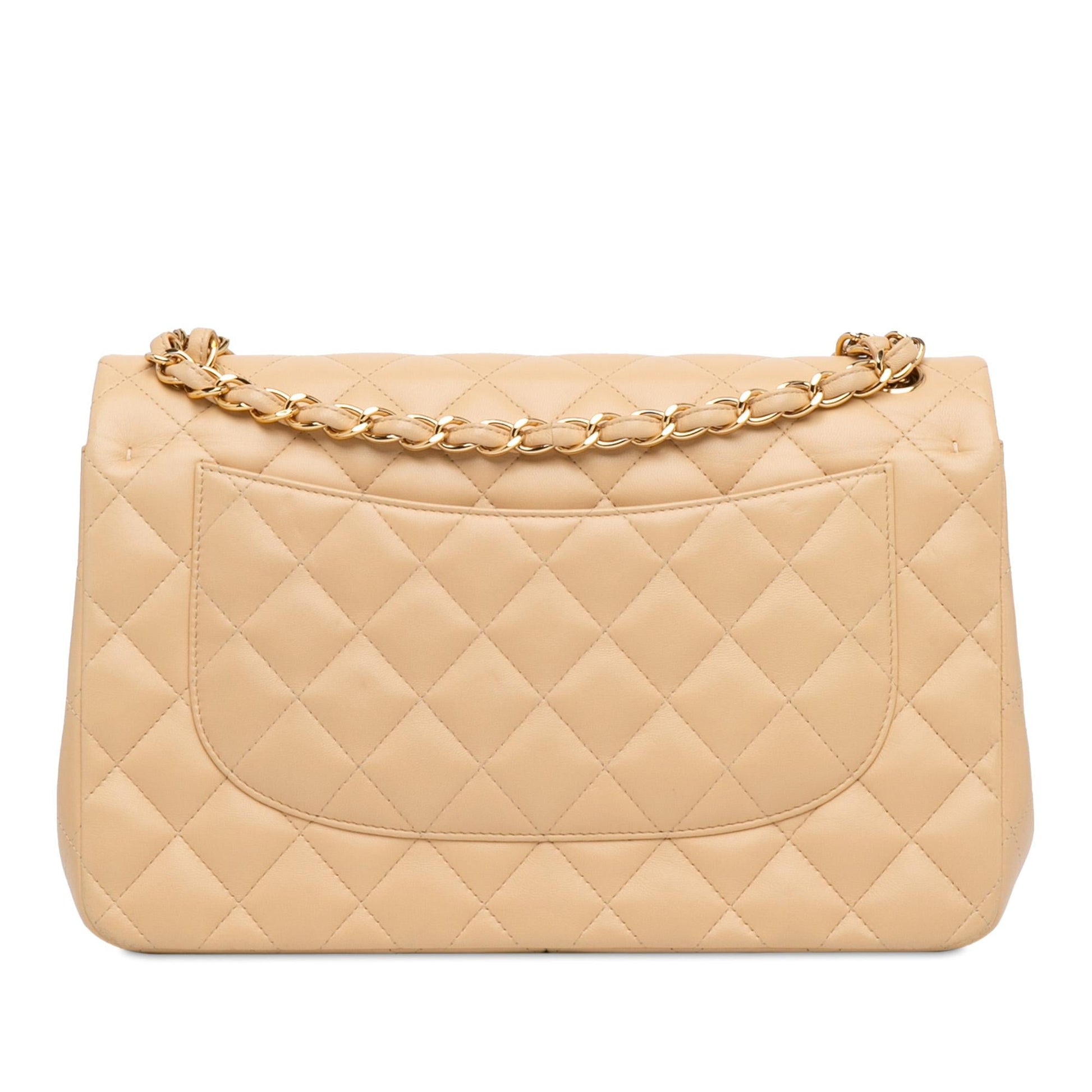 Chanel Jumbo Classic Lambskin Double Flap SHG-evy6Et Handbag
