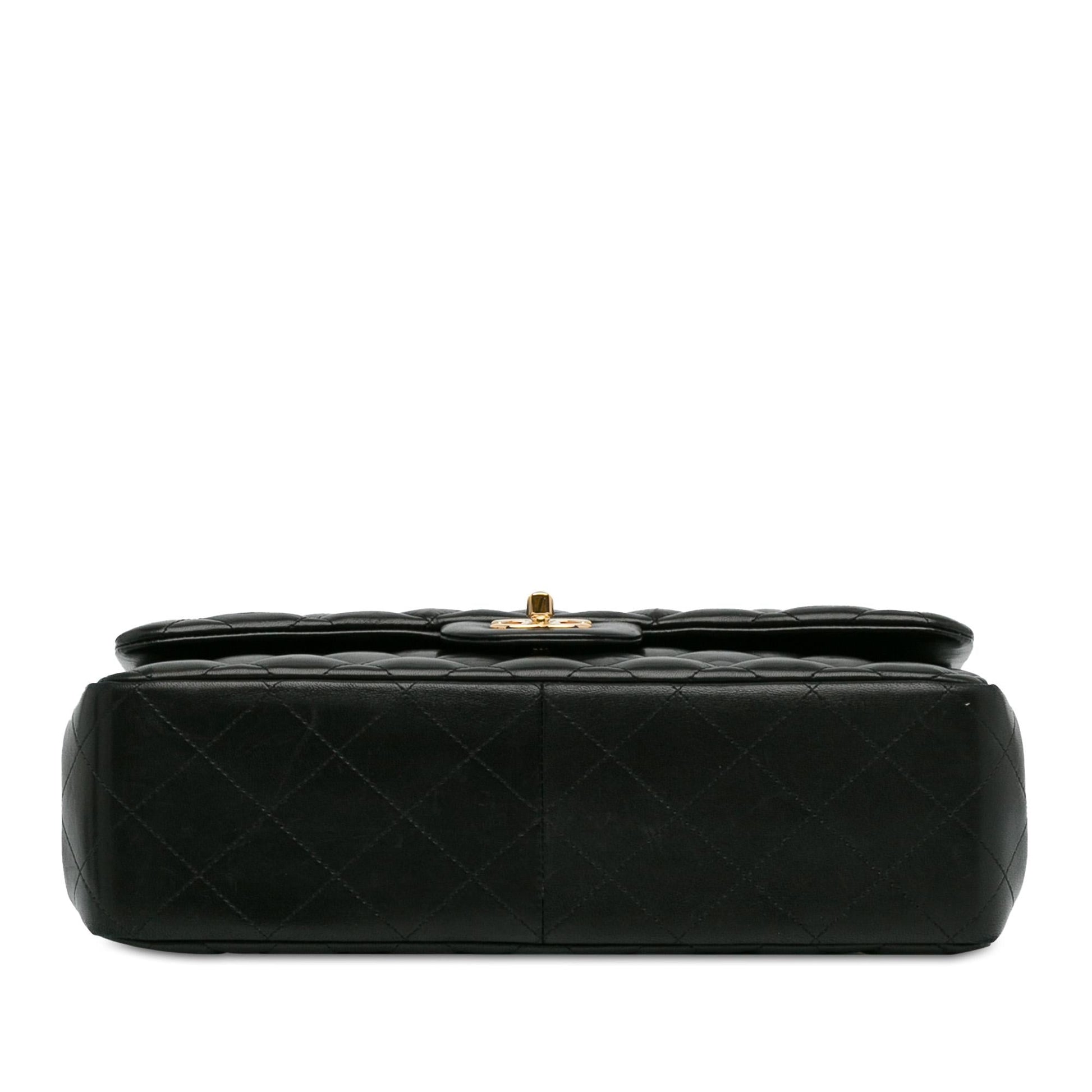 Chanel Jumbo Classic Lambskin Double Flap (SHG-dnuKsy)