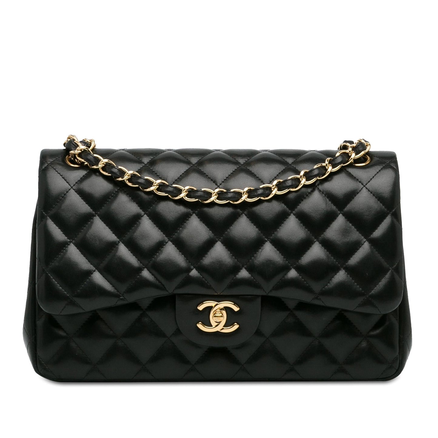 Chanel Jumbo Classic Lambskin Double Flap (Shg-Dnuksy) Bag