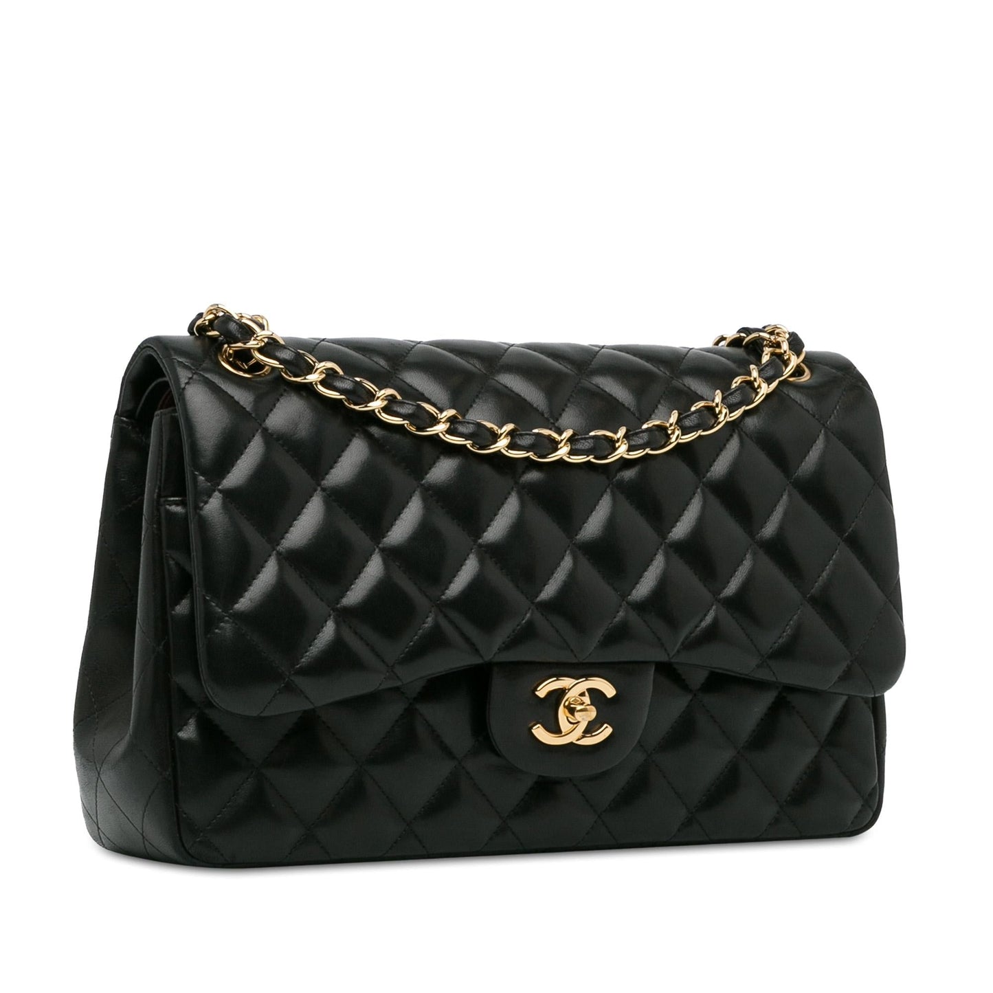 Chanel Jumbo Classic Lambskin Double Flap SHG-dnuKsy Handbag