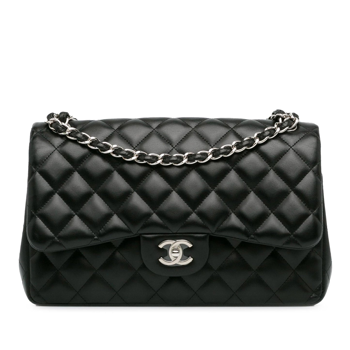 Chanel Jumbo Classic Lambskin Double Flap SHG-WX0kkI Handbag