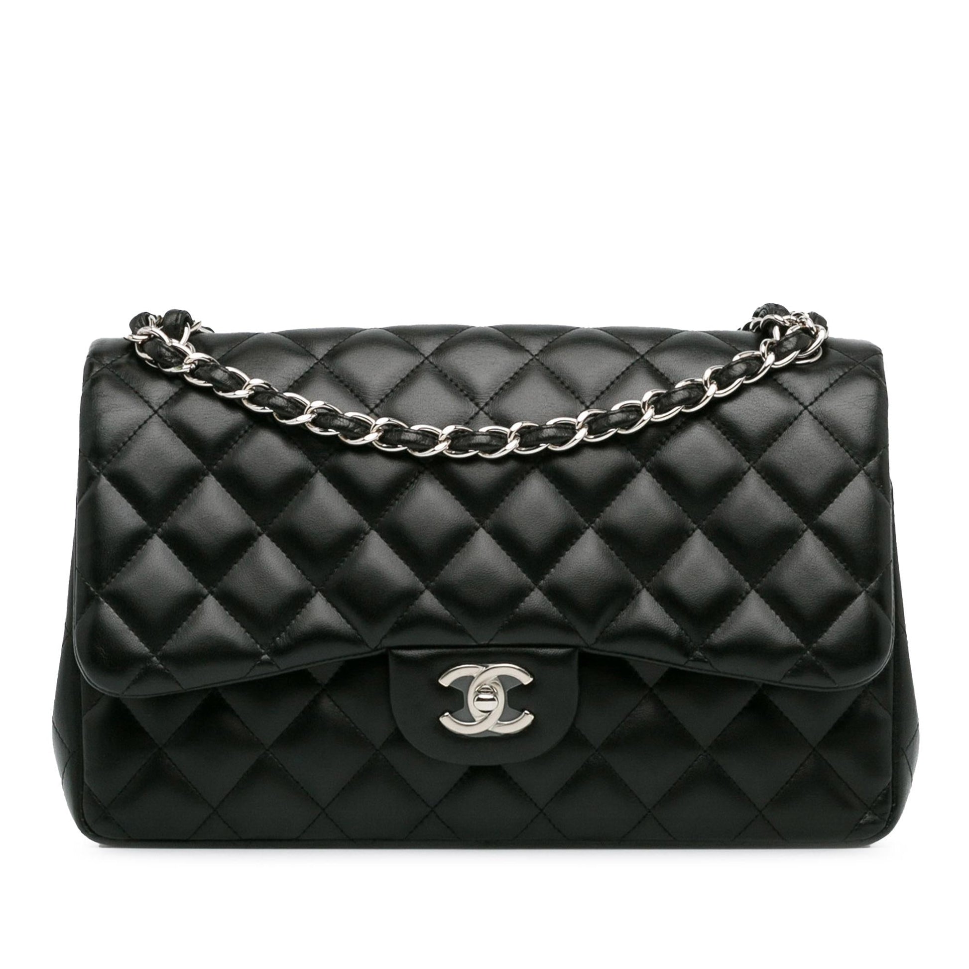 Chanel Jumbo Classic Lambskin Double Flap (Shg-Wx0Kki) Bag