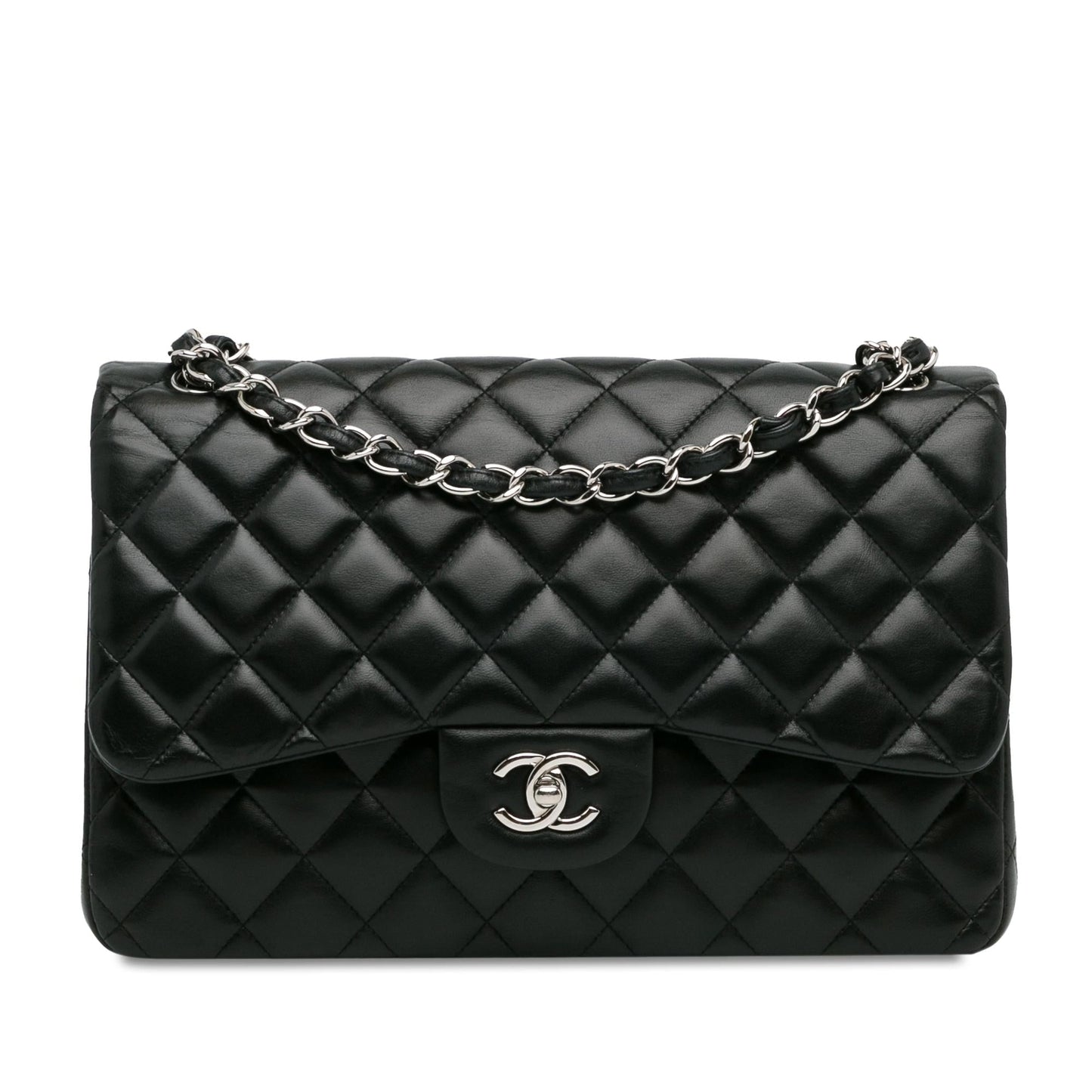 Chanel Jumbo Classic Lambskin Double Flap SHG-KQtcrc Handbag