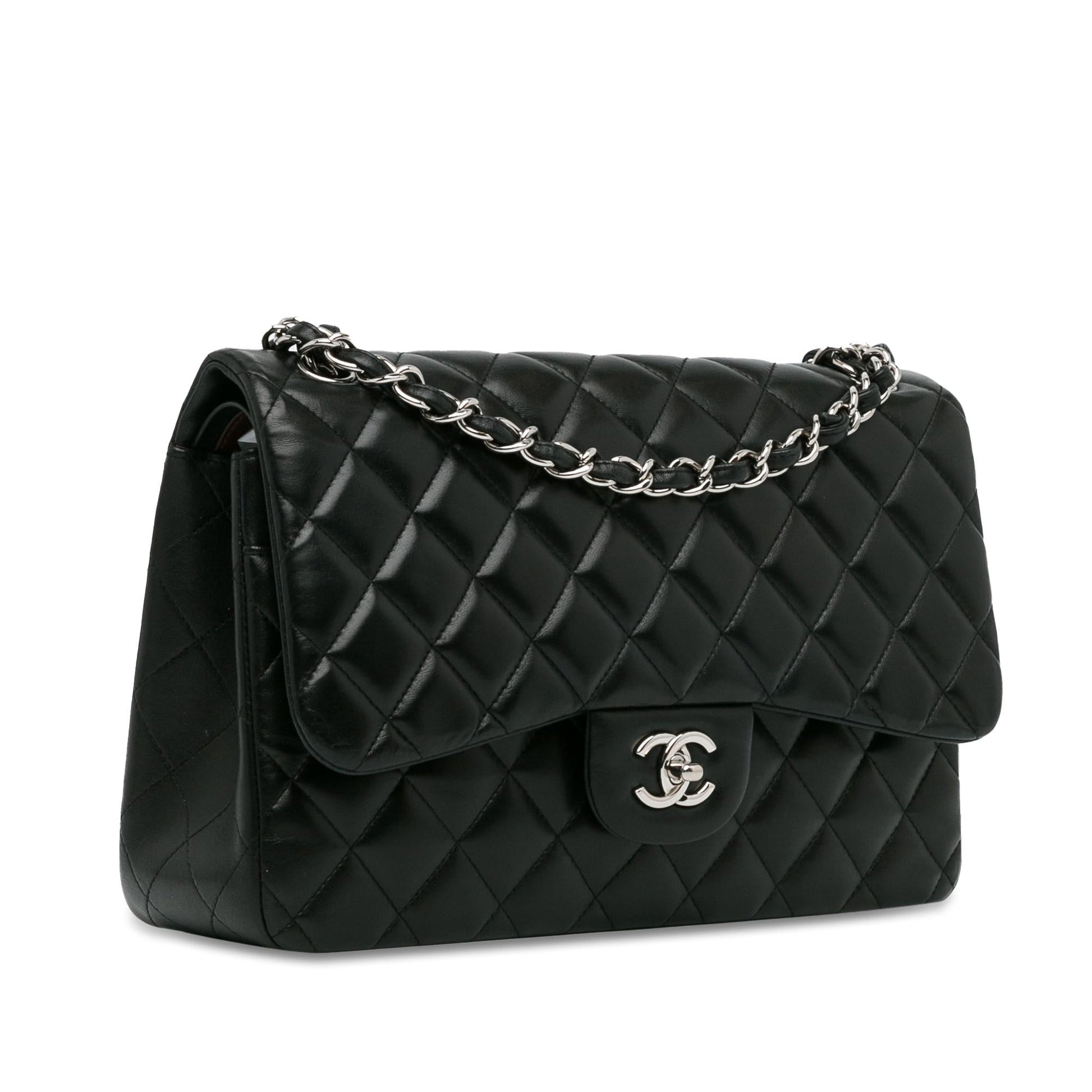 Chanel Jumbo Classic Lambskin Double Flap SHG-KQtcrc Handbag